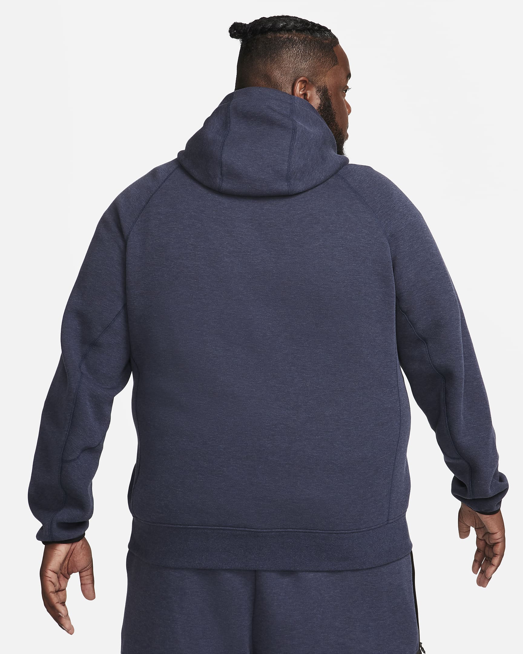 Nike Sportswear Tech Fleece Men's Pullover Hoodie - Obsidian Heather/Black