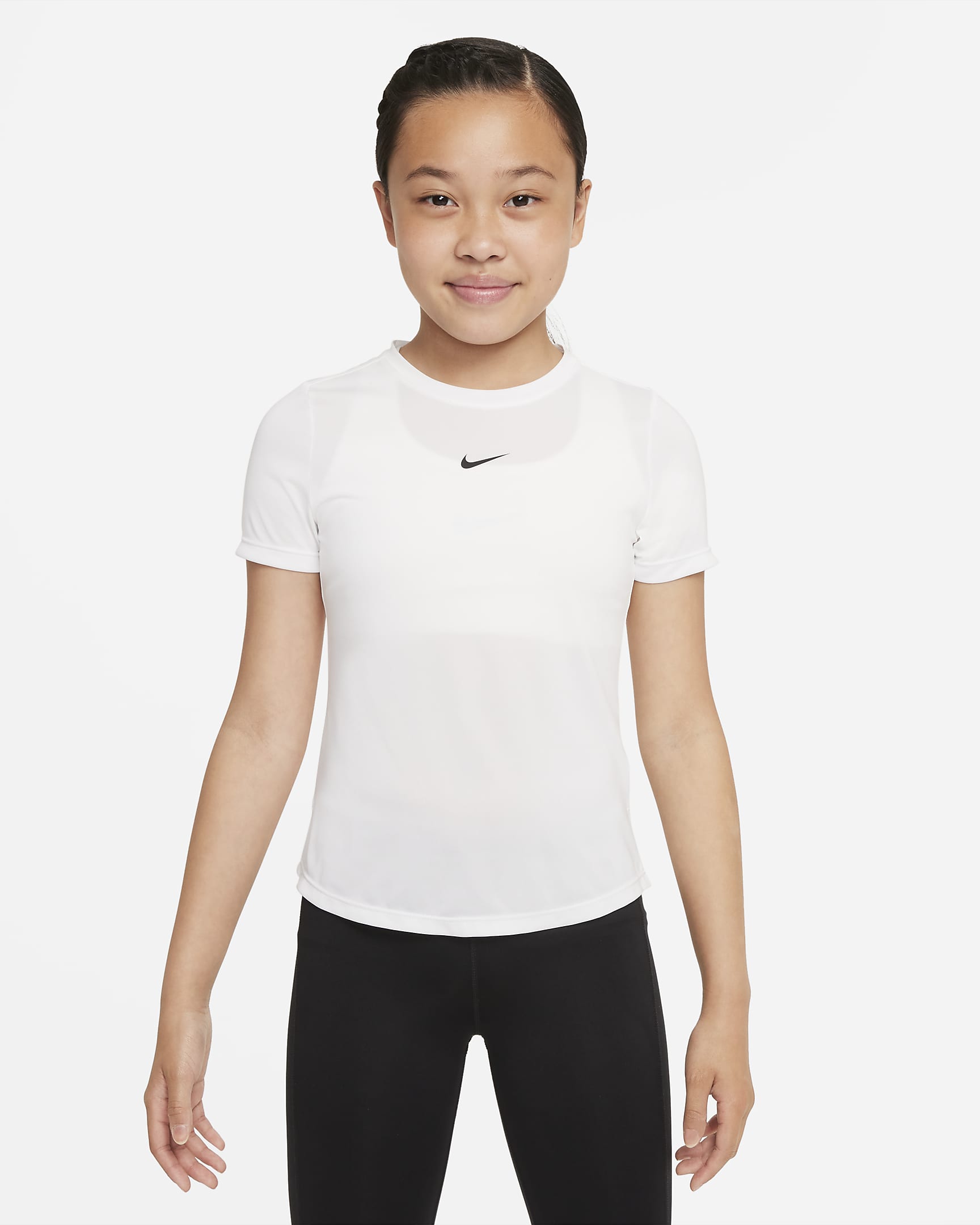 Nike One Big Kids' (Girls') Short-Sleeve Top. Nike.com