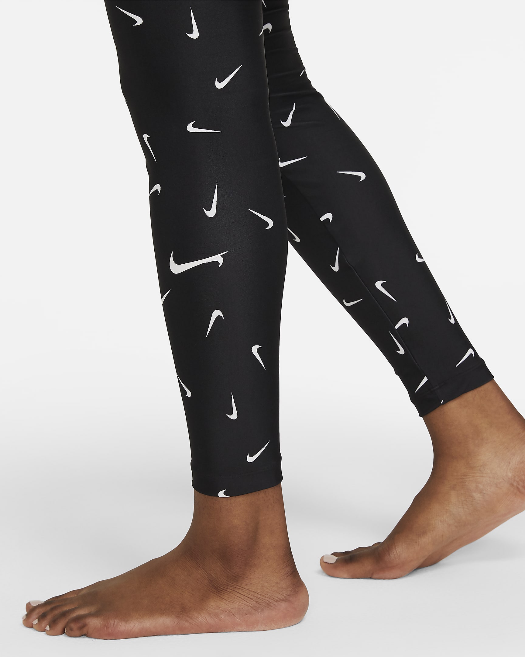 Legging de bain slim Nike Victory pour Femme - Noir/Blanc/Blanc