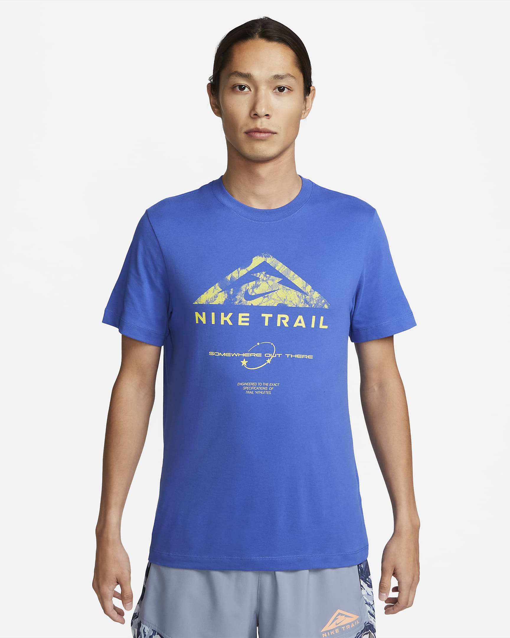 Nike Dri-FIT Trail Men's Trail Running T-Shirt - Game Royal