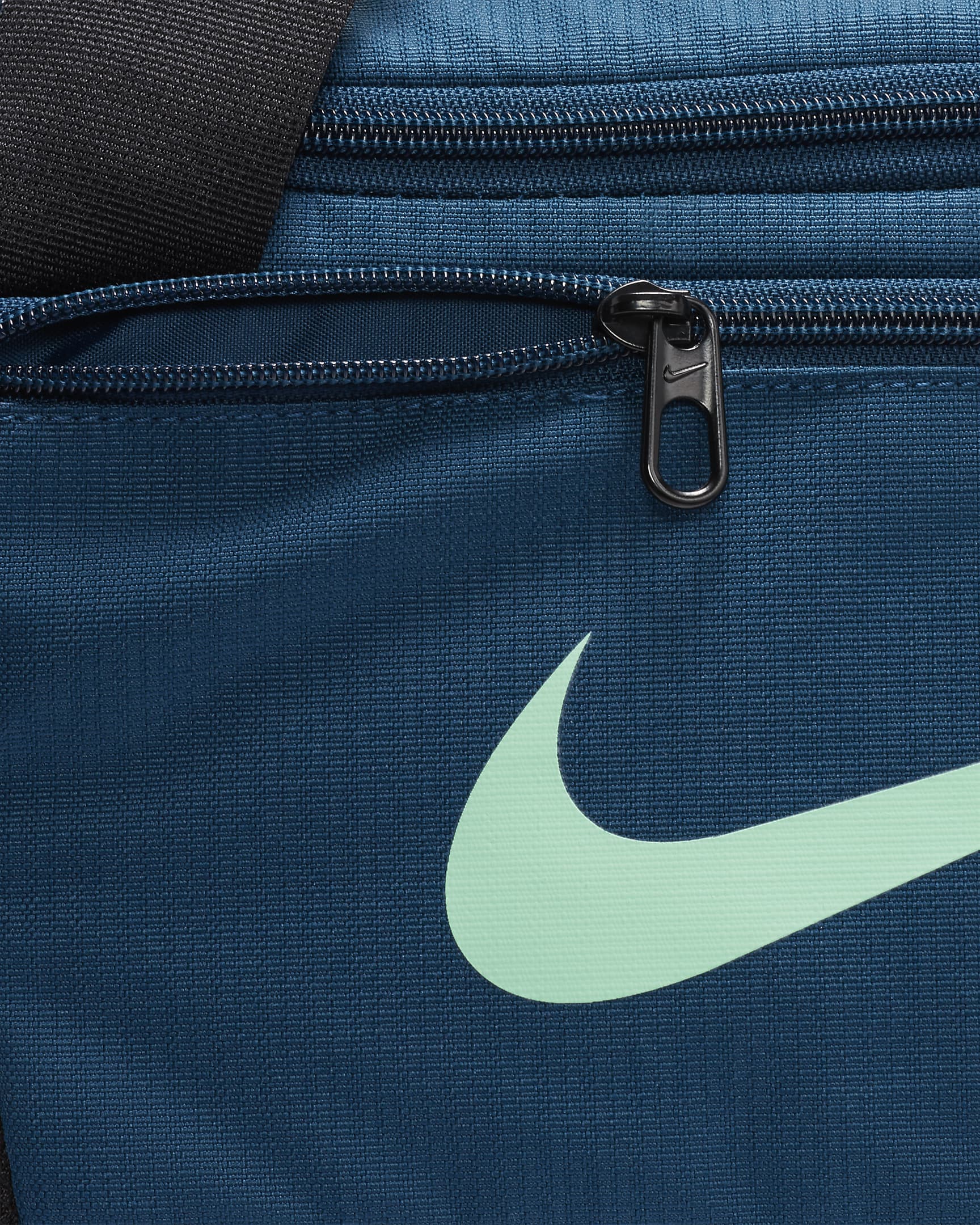 Nike Brasilia 9.5 Training Duffel Bag (Extra-Small, 25L) - Valerian Blue/Black/Green Glow