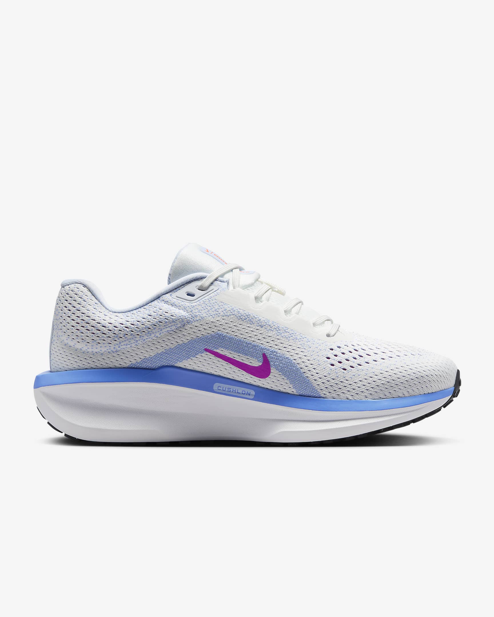 Nike Winflo 11 Women's Road Running Shoes - Summit White/Royal Pulse/Football Grey/Hyper Violet