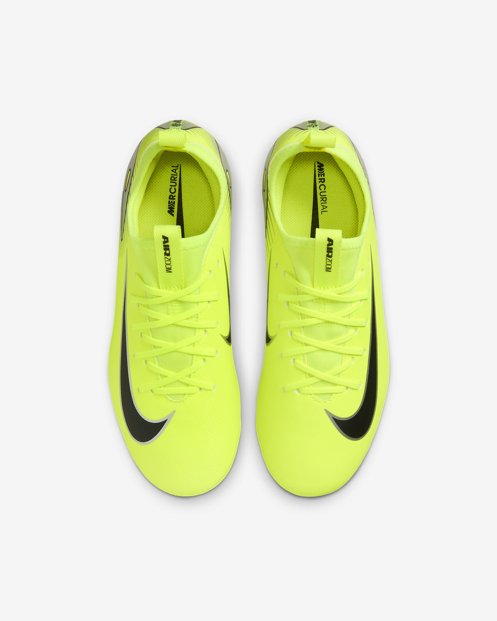 Nike Jr. Mercurial Vapor 16 Academy Younger/Older Kids' AG Low-Top Football Boot - Volt/Black