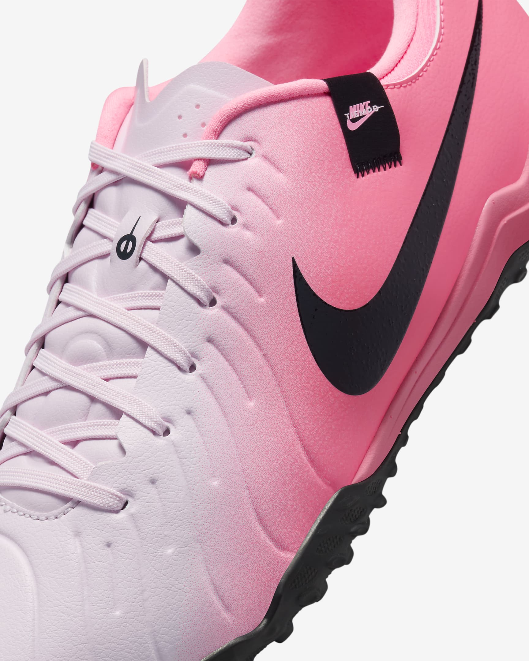 Tenis de fútbol TF de corte low Nike Tiempo Legend 10 Academy - Espuma rosa/Negro