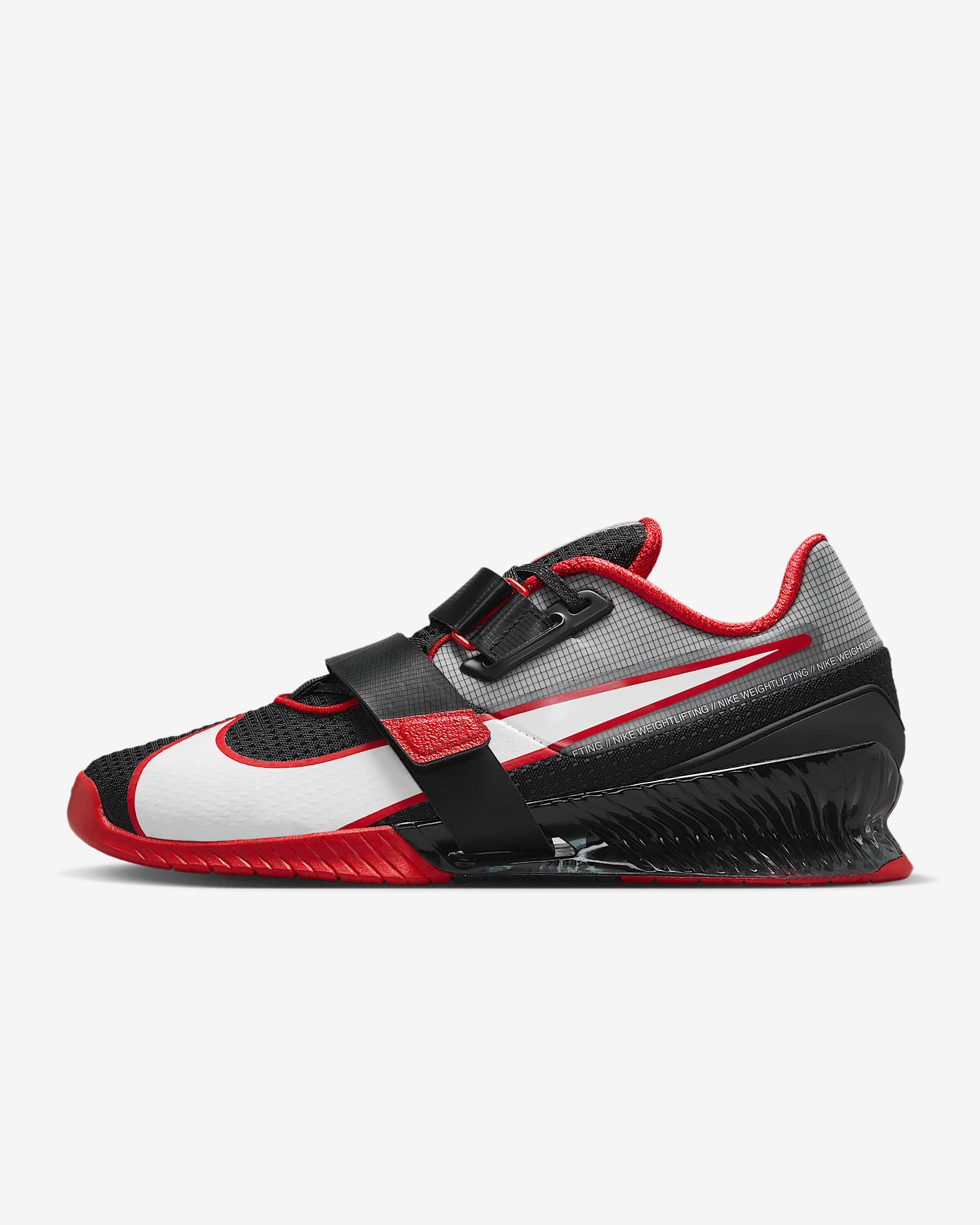 Nike Romaleos 4 Weightlifting Shoes - Black/University Red/White