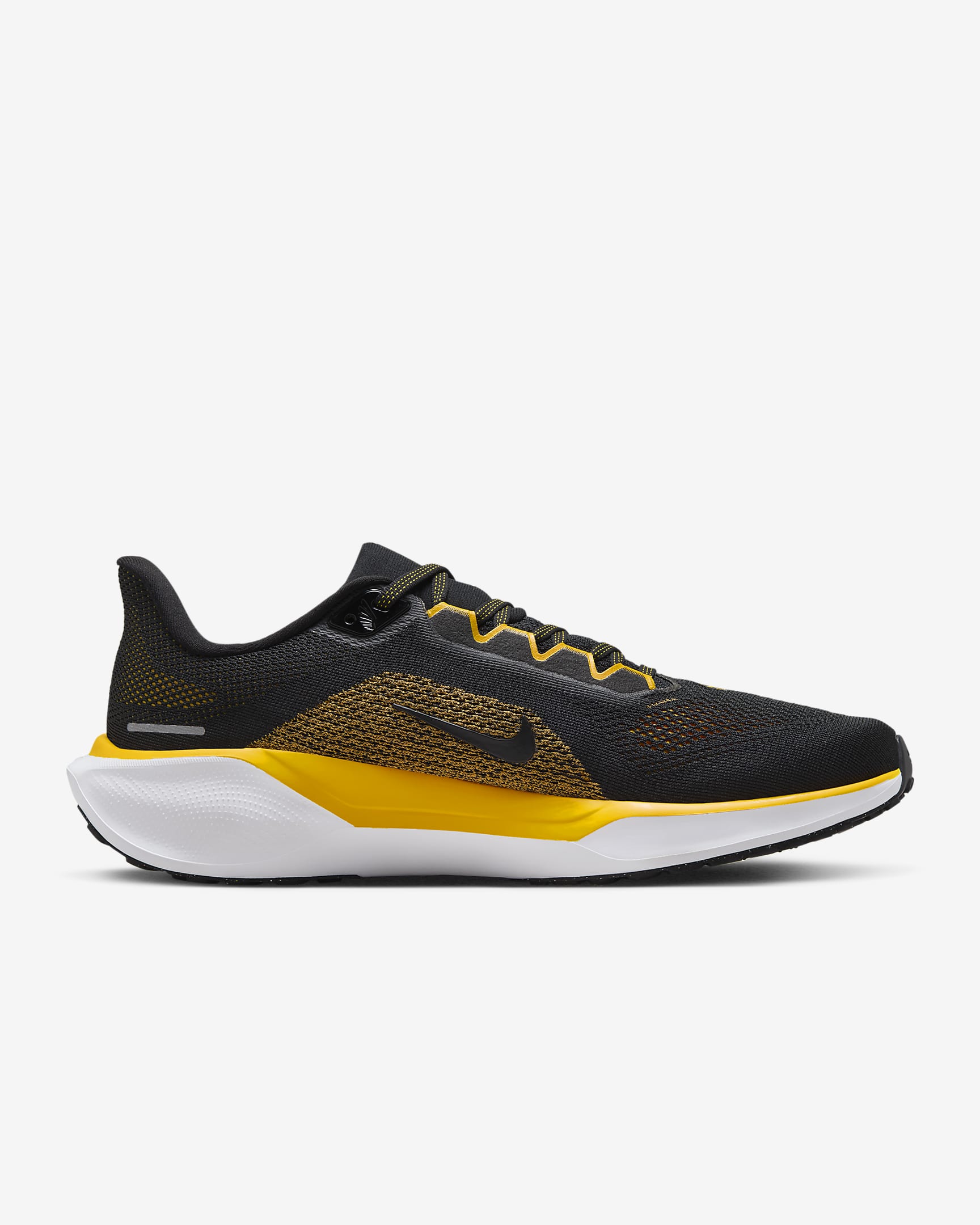 Tenis de correr en pavimento universitarios Nike para hombre Missouri Pegasus 41 - Negro/Blanco/Oro universitario/Blanco