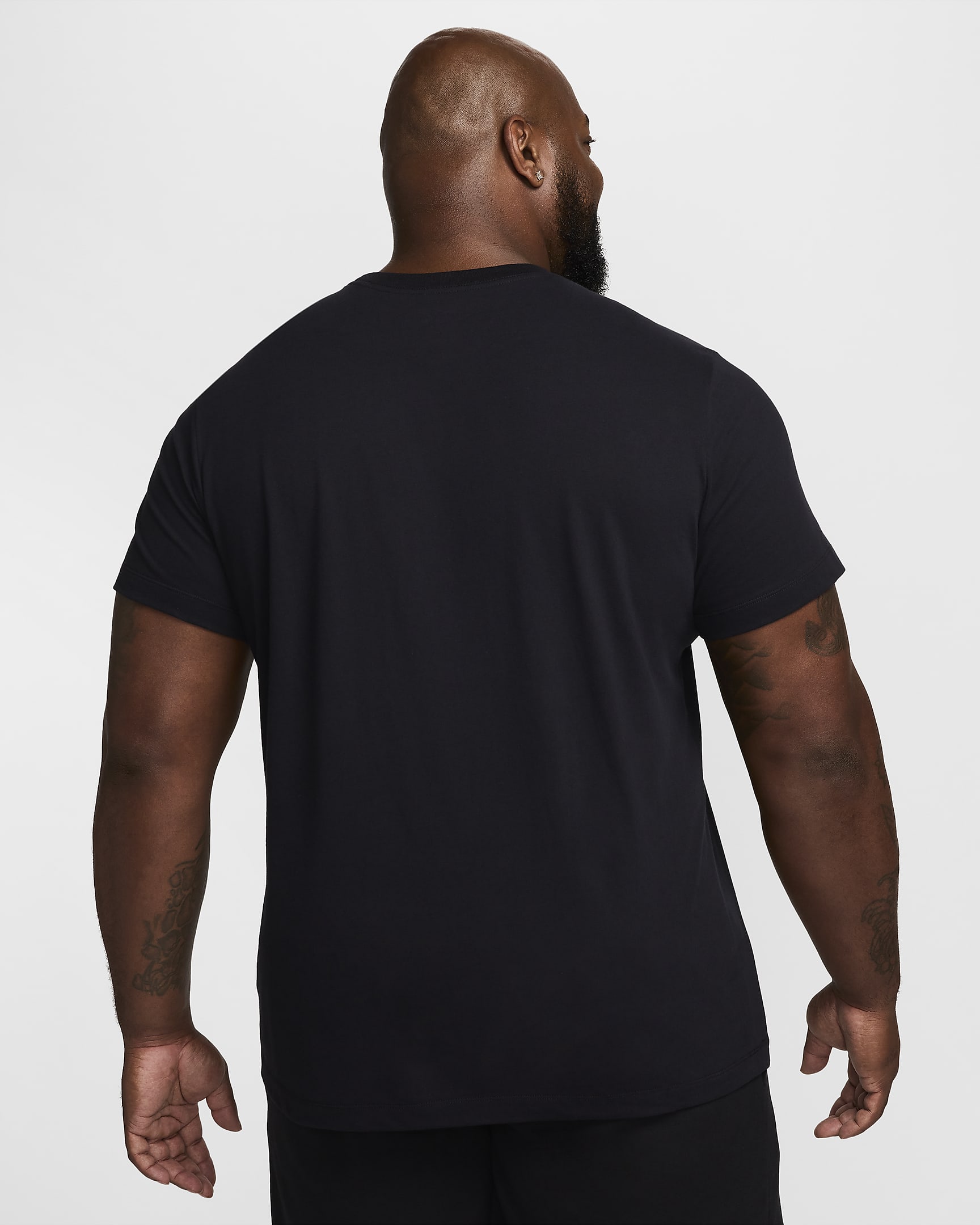 Nike Men's Dri-FIT Fitness T-Shirt - Black