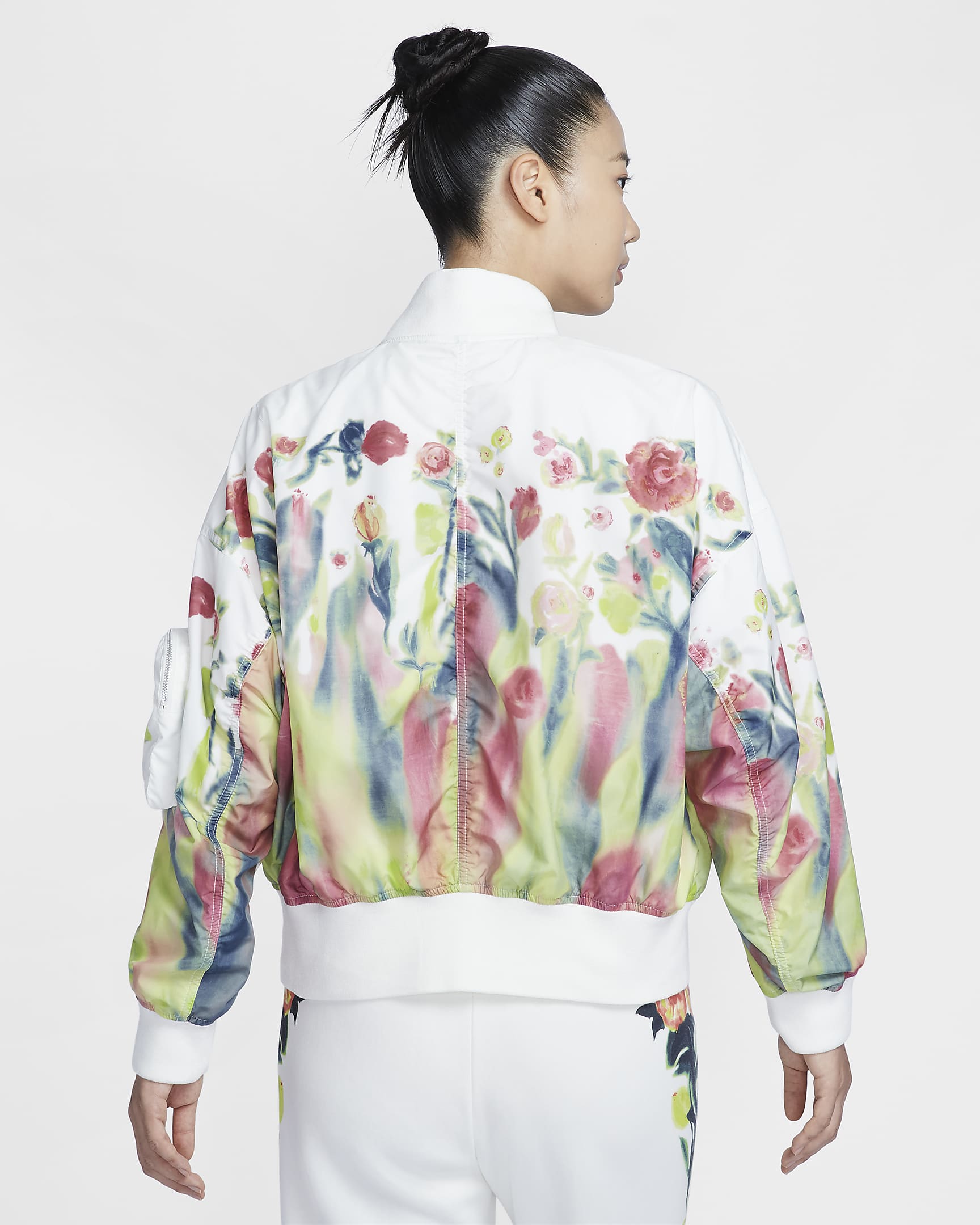 Nike Sportswear Women's Artist Collection Bomber Jacket - Sail/White