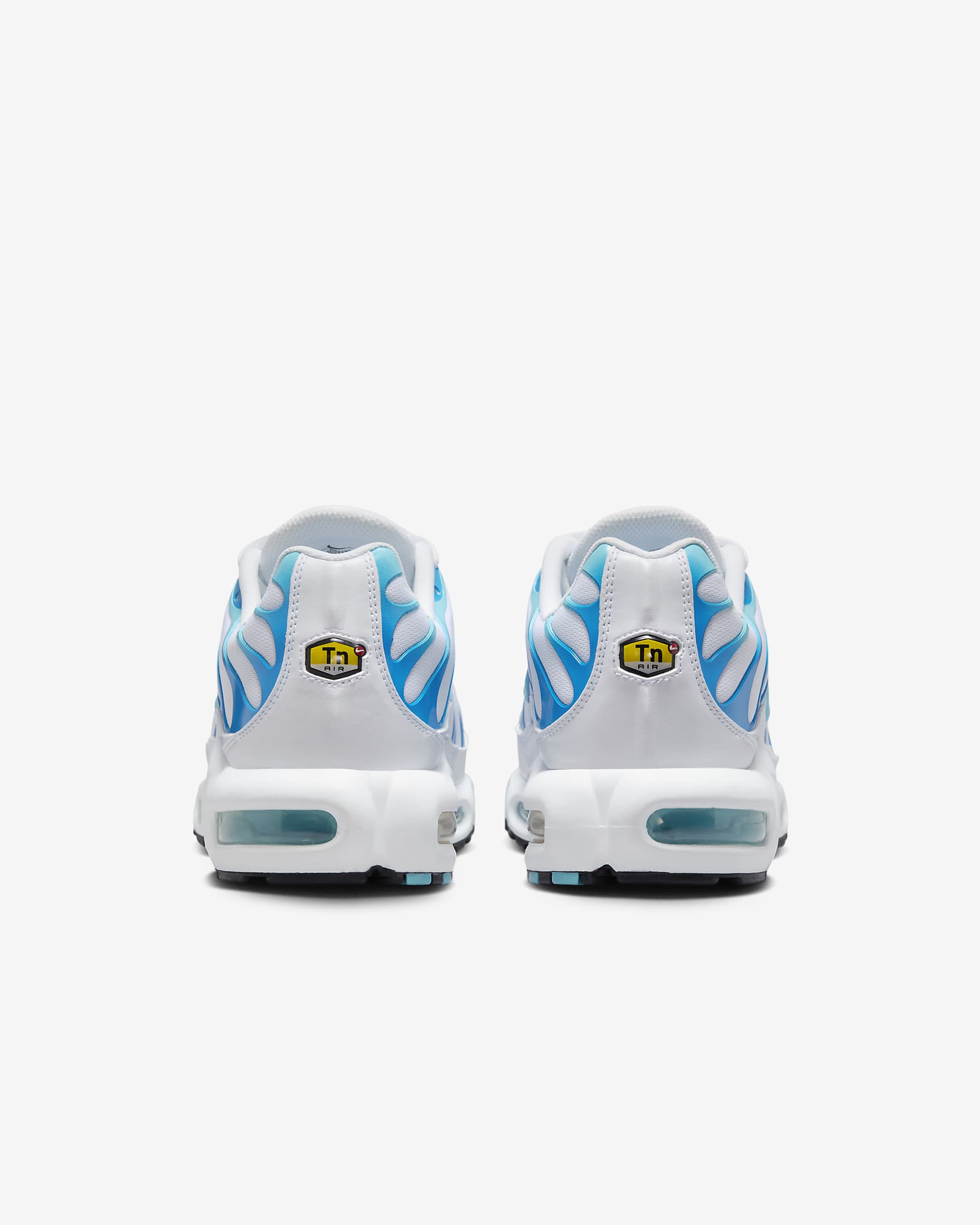 รองเท้าผู้ชาย Nike Air Max Plus - ขาว/Reflect Silver/ดำ/Polarized Blue