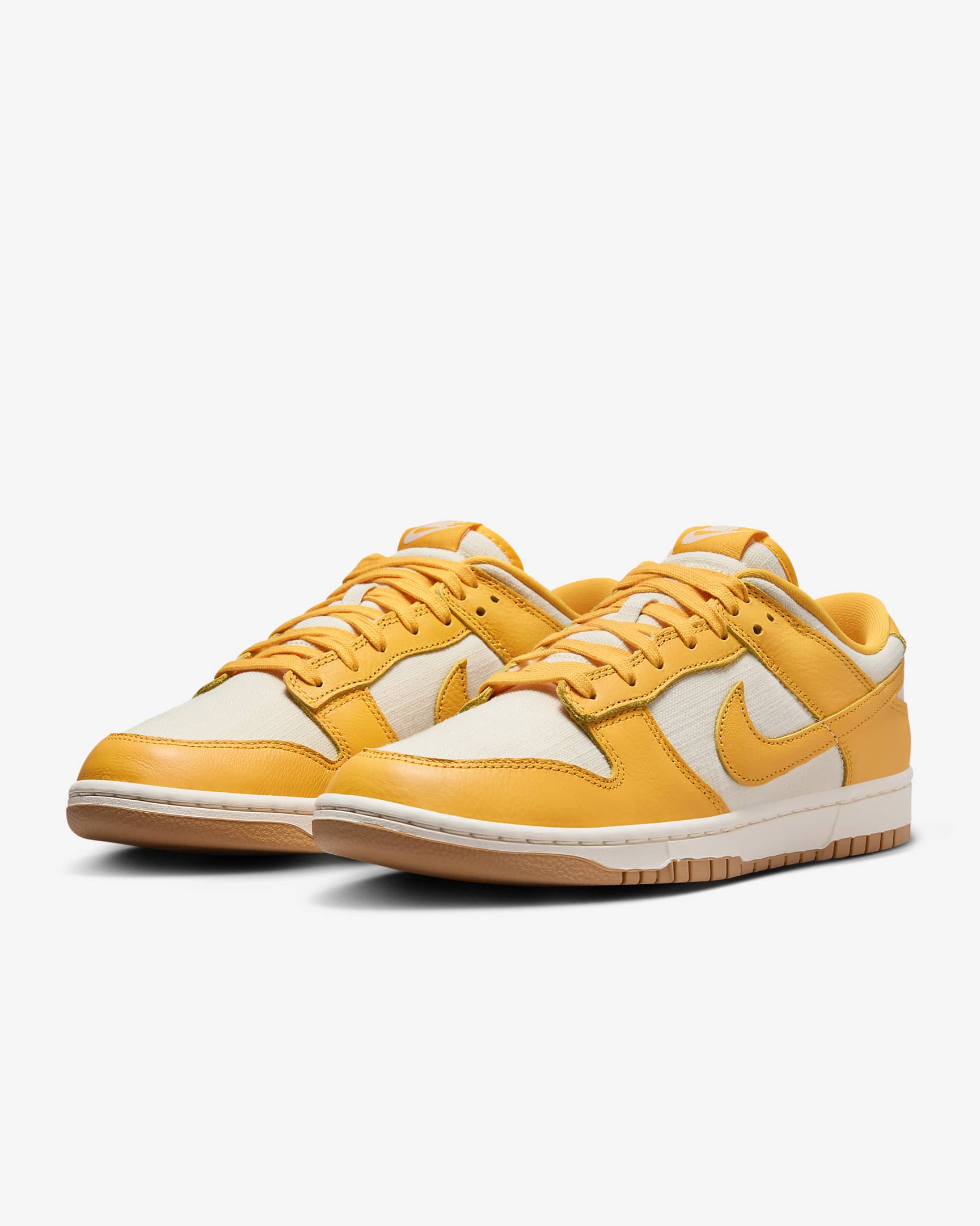 Nike Dunk Low Retro Premium Men's Shoes - University Gold/Coconut Milk/Gum Light Brown/University Gold