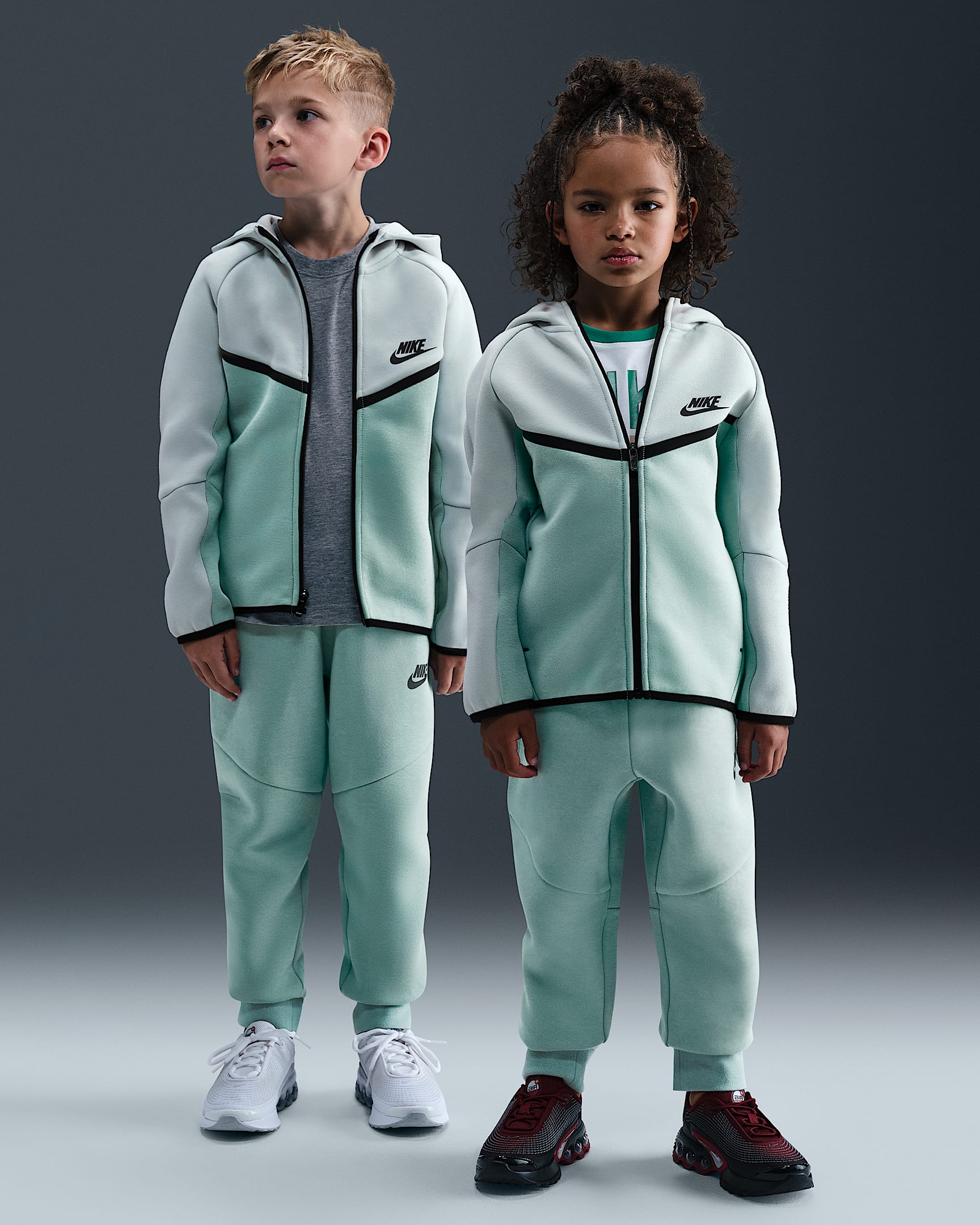 Conjunto de 2 peças com fecho completo Nike Sportswear Tech Fleece para criança - Cannon