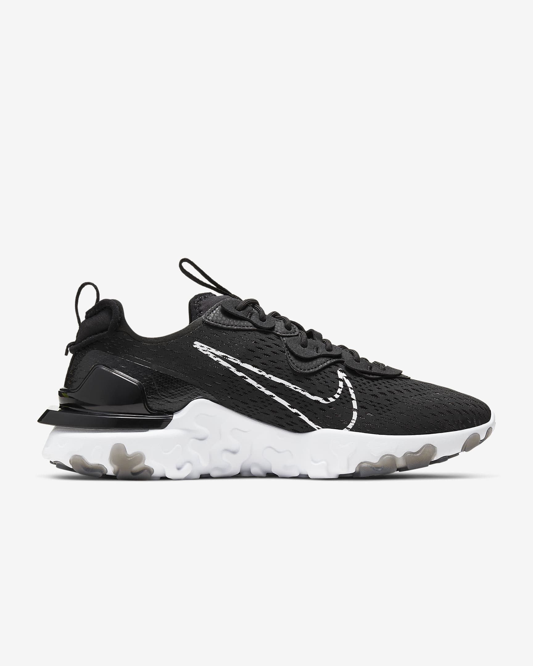 Chaussure Nike React Vision pour Homme - Noir/Noir/Blanc