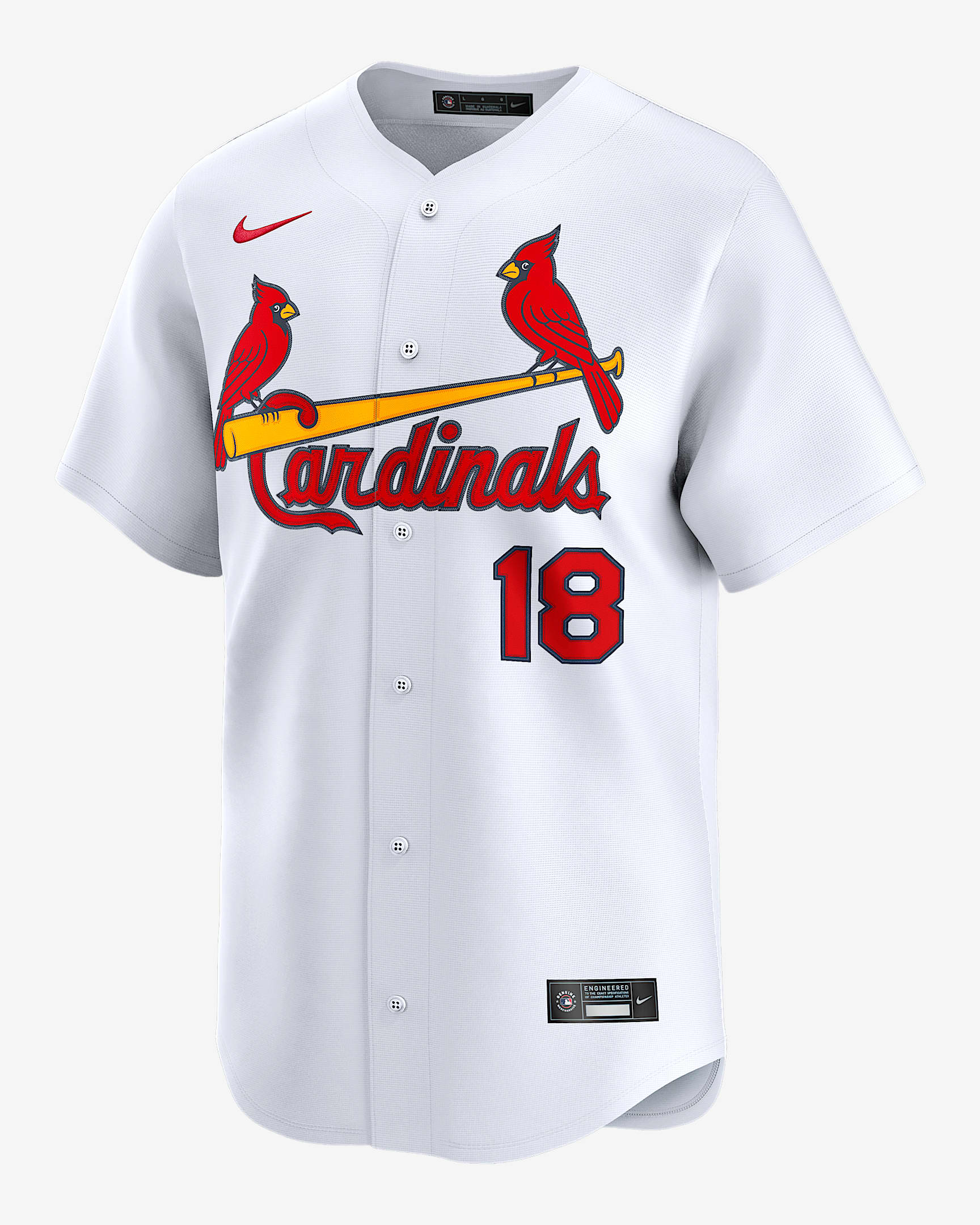Jordan Walker St. Louis Cardinals Men's Nike Dri-FIT ADV MLB Limited Jersey - White