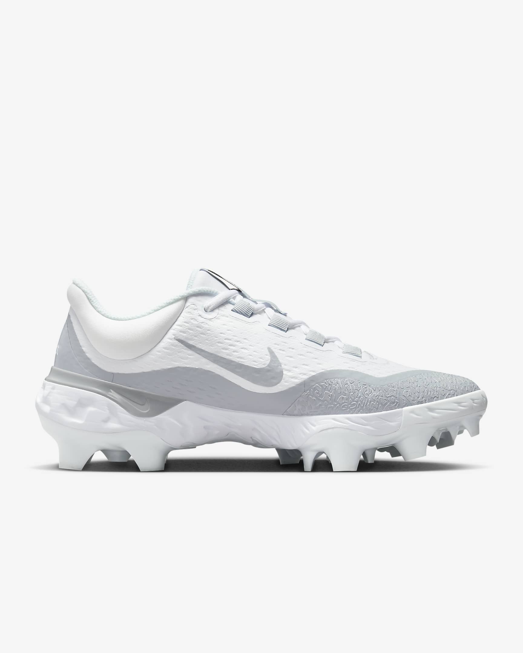 Nike Men's Alpha Huarache Elite 4 Low Mcs 'White Wolf Grey' Sneakers