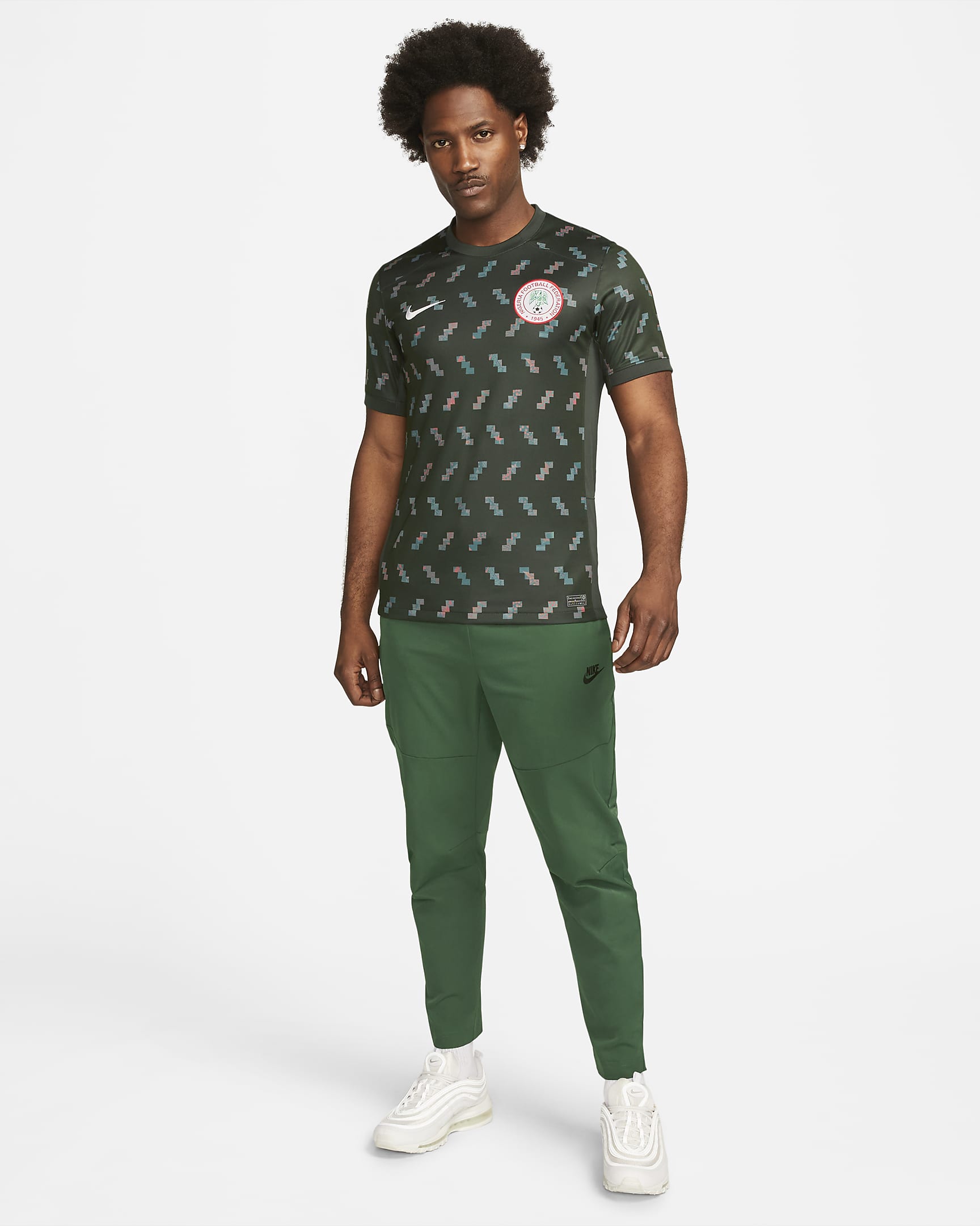 Nigeria 2023 Stadium Away Men's Nike Dri-FIT Football Shirt. Nike BG