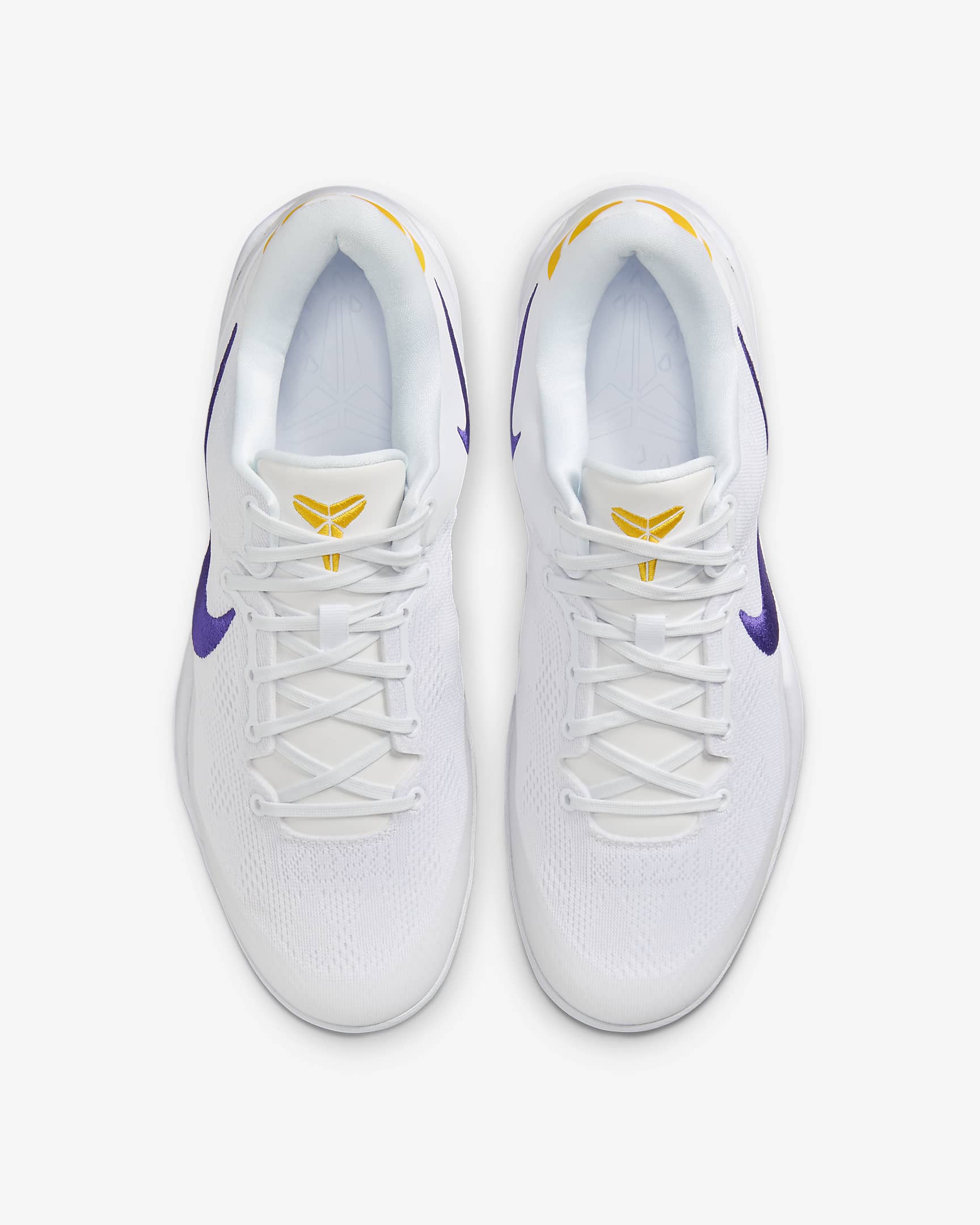 Kobe VIII Protro Basketball Shoes - White/University Gold/Court Purple