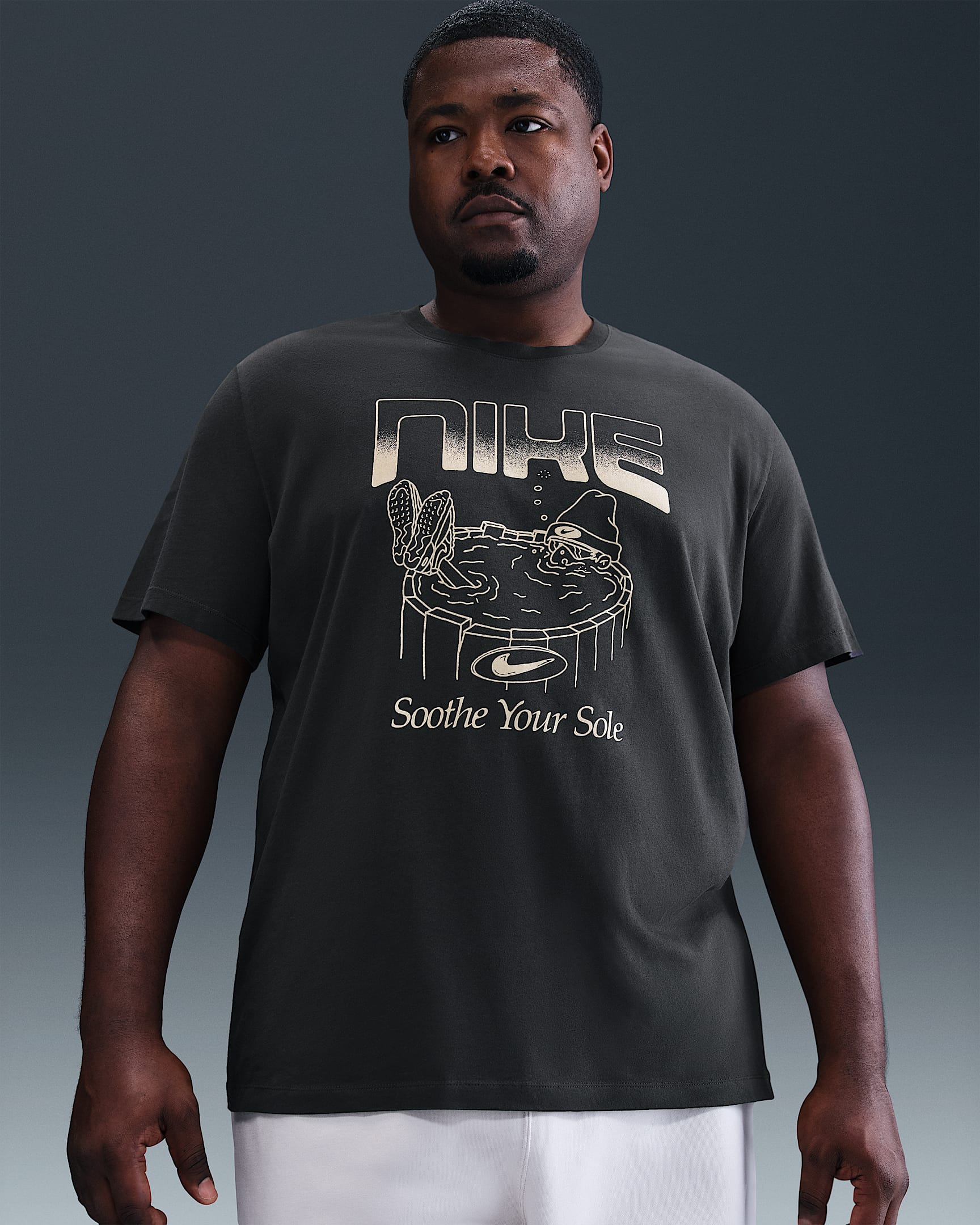 T-shirt Nike Sportswear - Off Noir