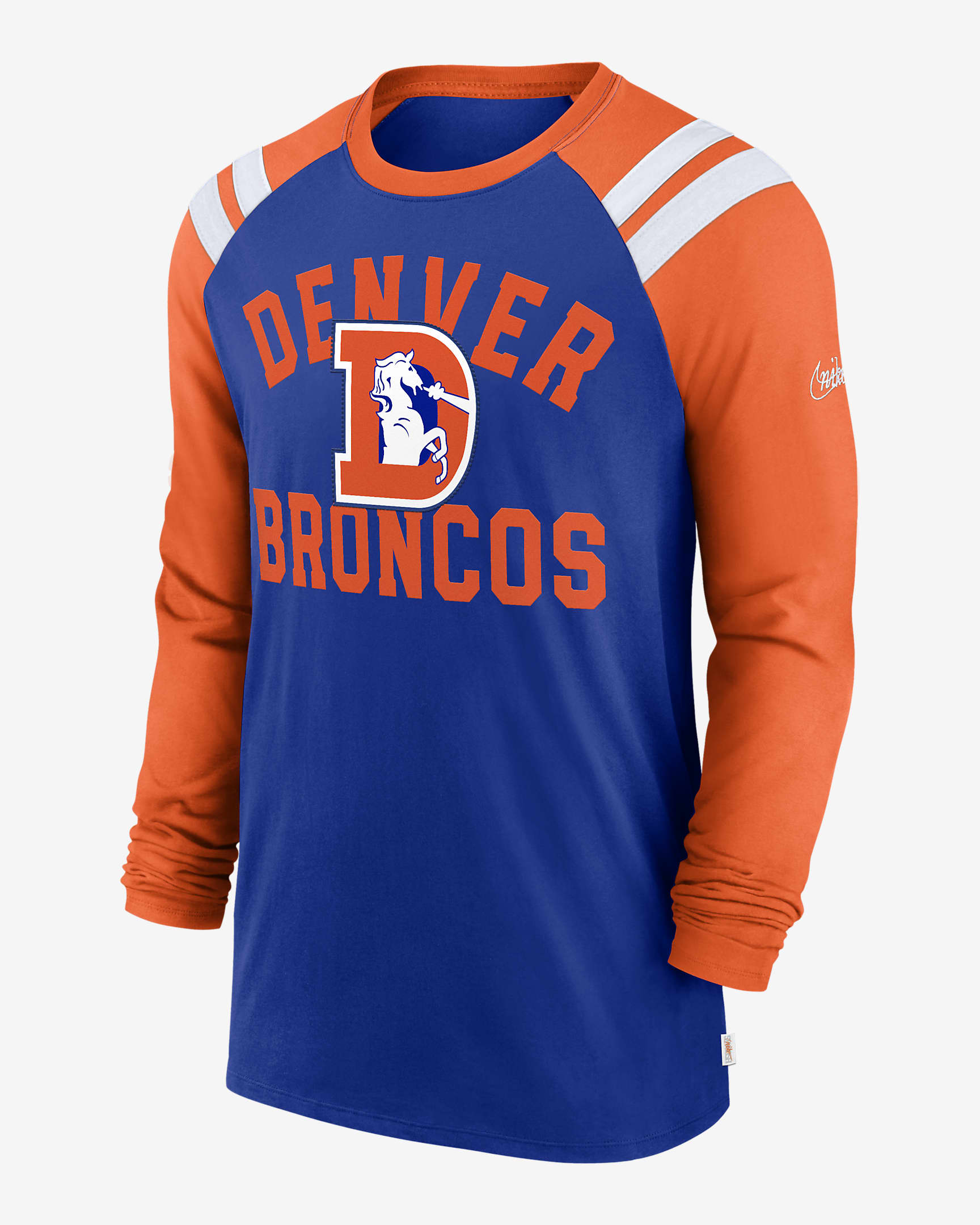 Denver Broncos Classic Arc Fashion Men's Nike NFL Long-Sleeve T-Shirt ...