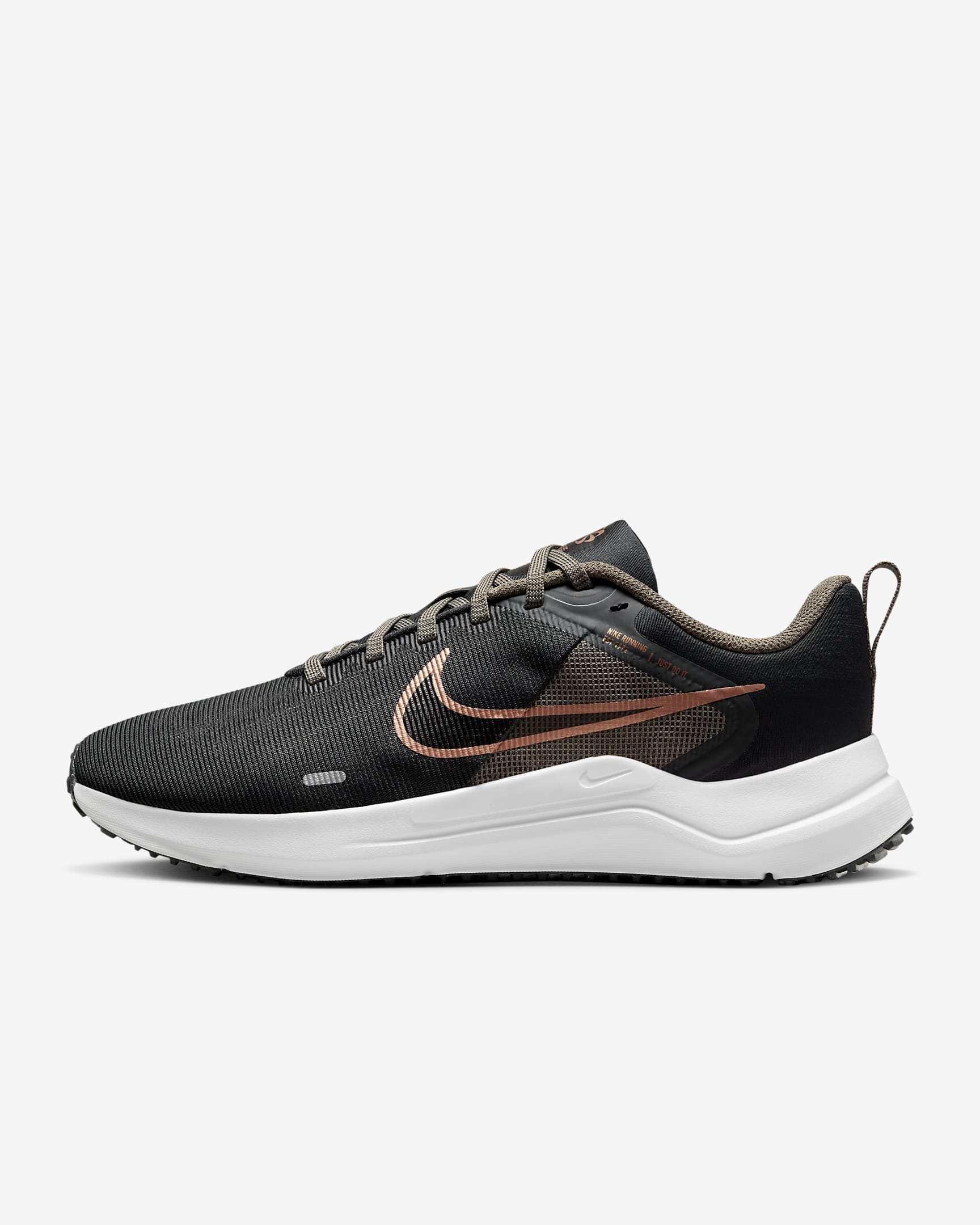 Nike Downshifter 12 Women's Road Running Shoes - Dark Smoke Grey/Olive Grey/Metallic Copper/Metallic Silver