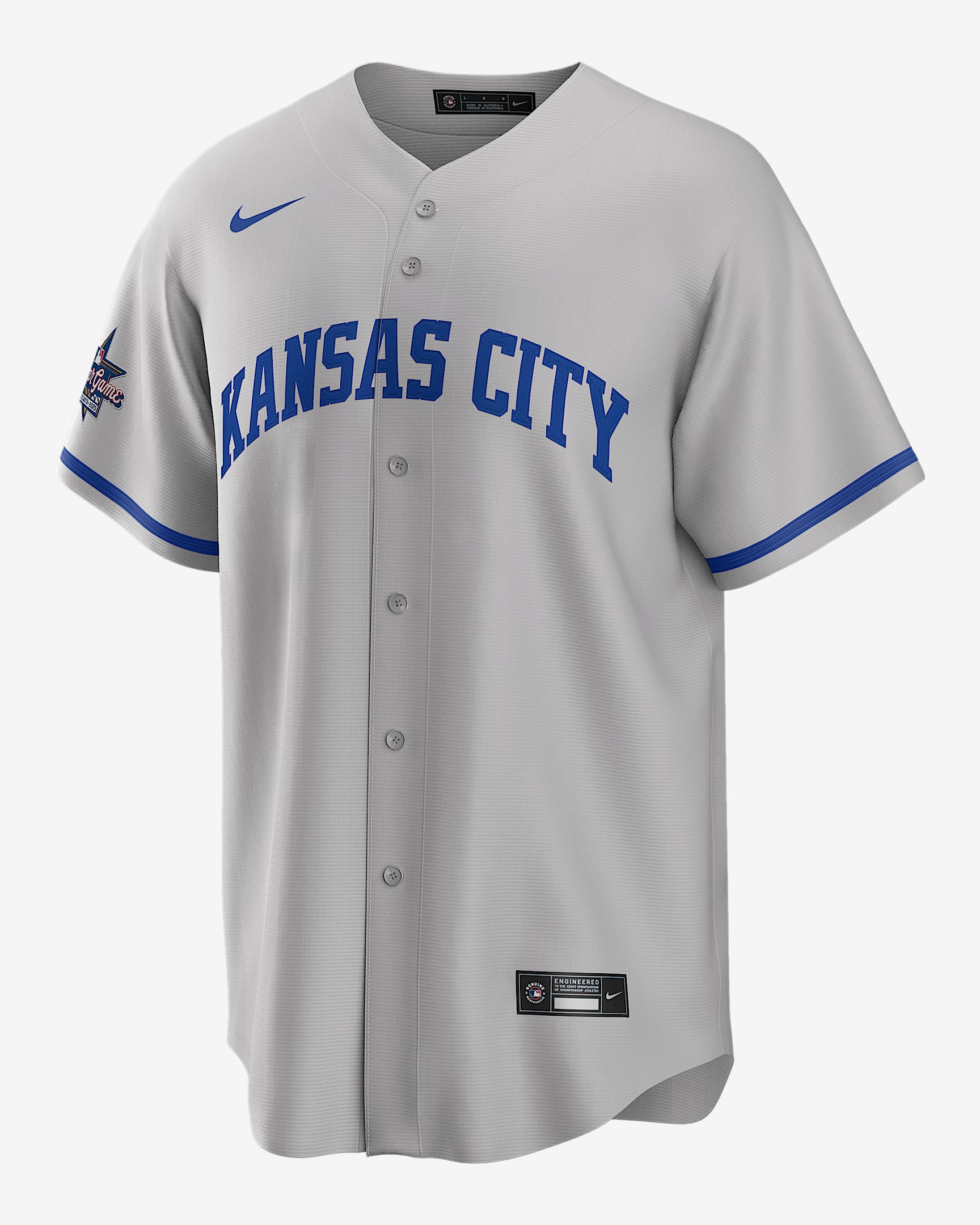 Bobby Witt Jr. American League 2025 All-Star Game Men's Nike MLB Replica Jersey - Grey