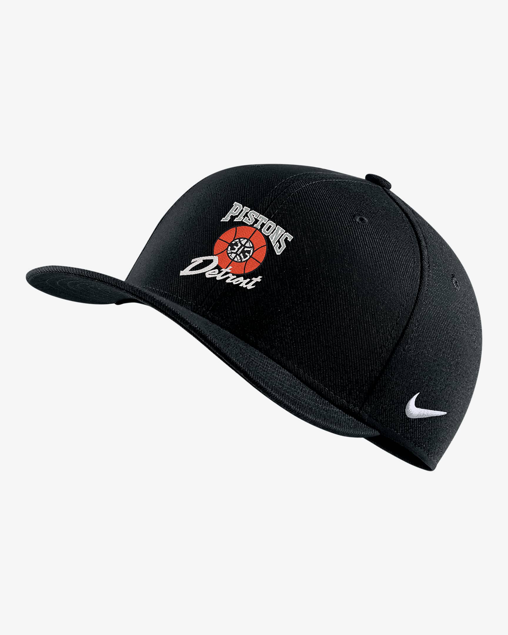 Detroit Pistons City Edition Nike NBA Swoosh Flex Cap.