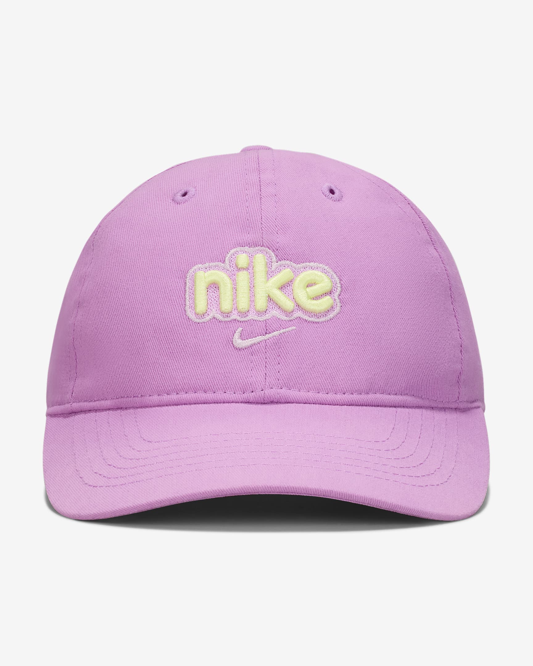 Gorra para niños talla grande Kylian Mbappé Club - Morado grandioso/Negro
