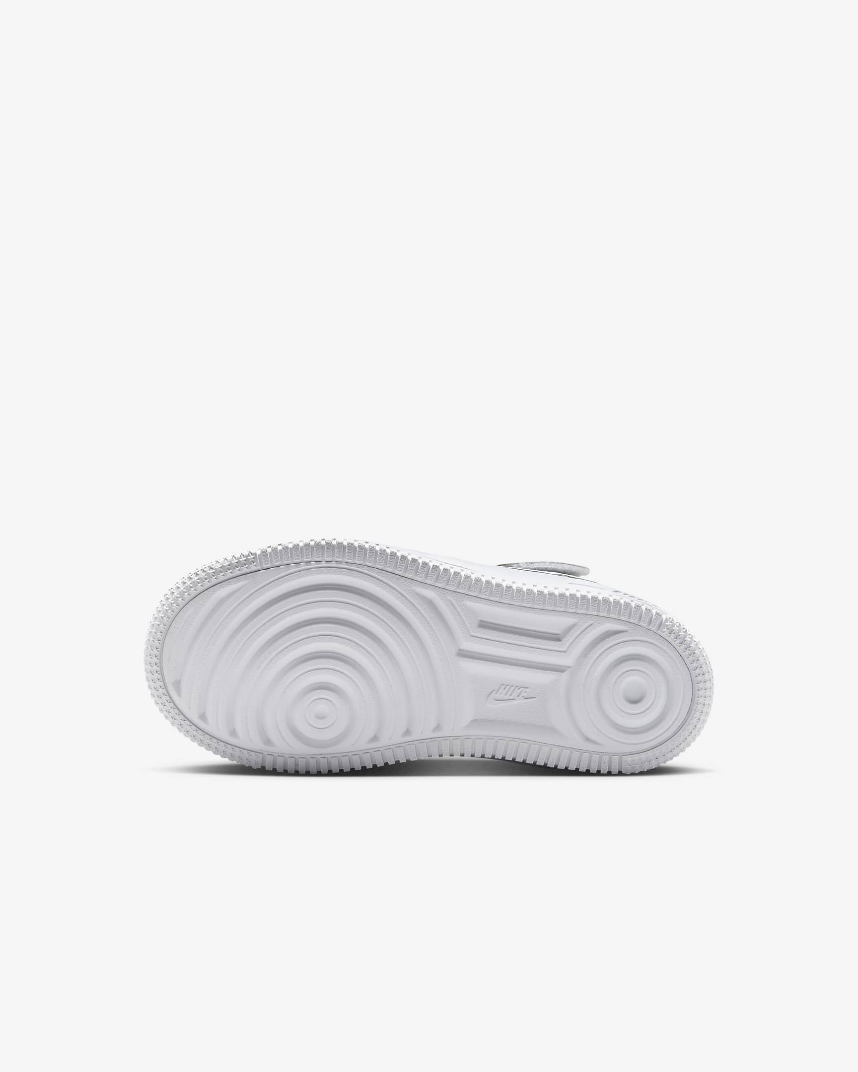 Nike Force 1 Low EasyOn Younger Kids' Shoes - White/White/White