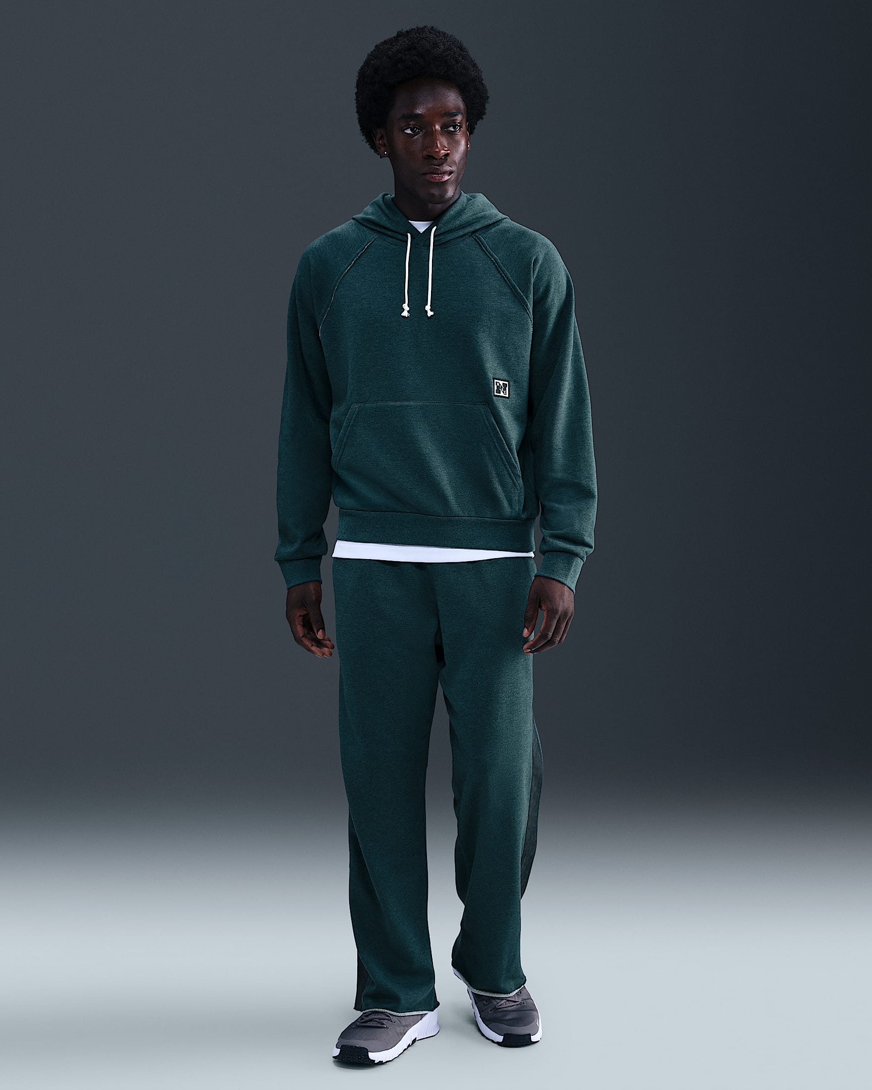 Pantaloni da allenamento in fleece Dri-FIT Nike Gym Heritage – Uomo - Seaweed/Heather/Pale Ivory/Seaweed