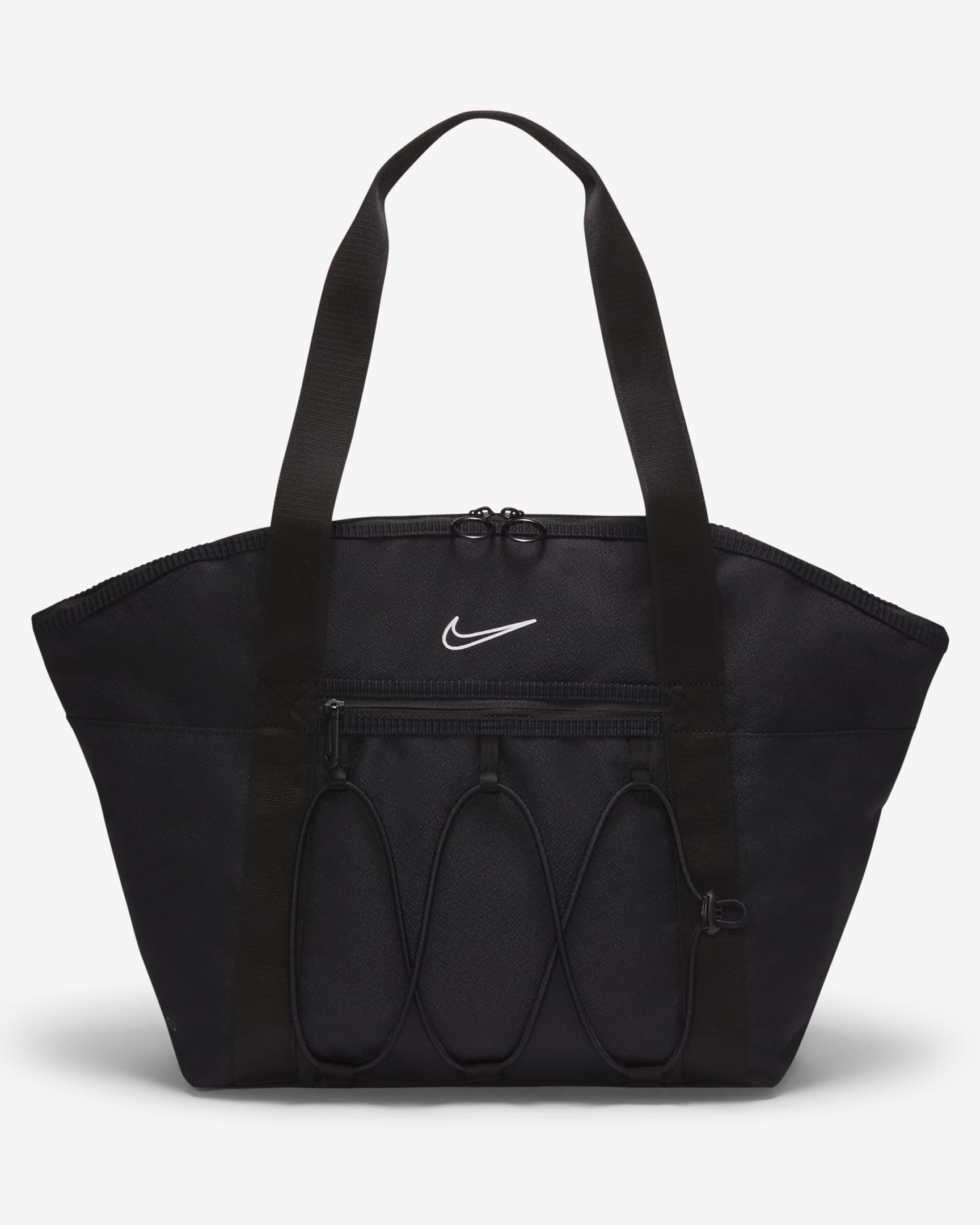 Γυναικεία τσάντα ώμου για προπόνηση Nike One (18 L) - Μαύρο/Μαύρο/Λευκό