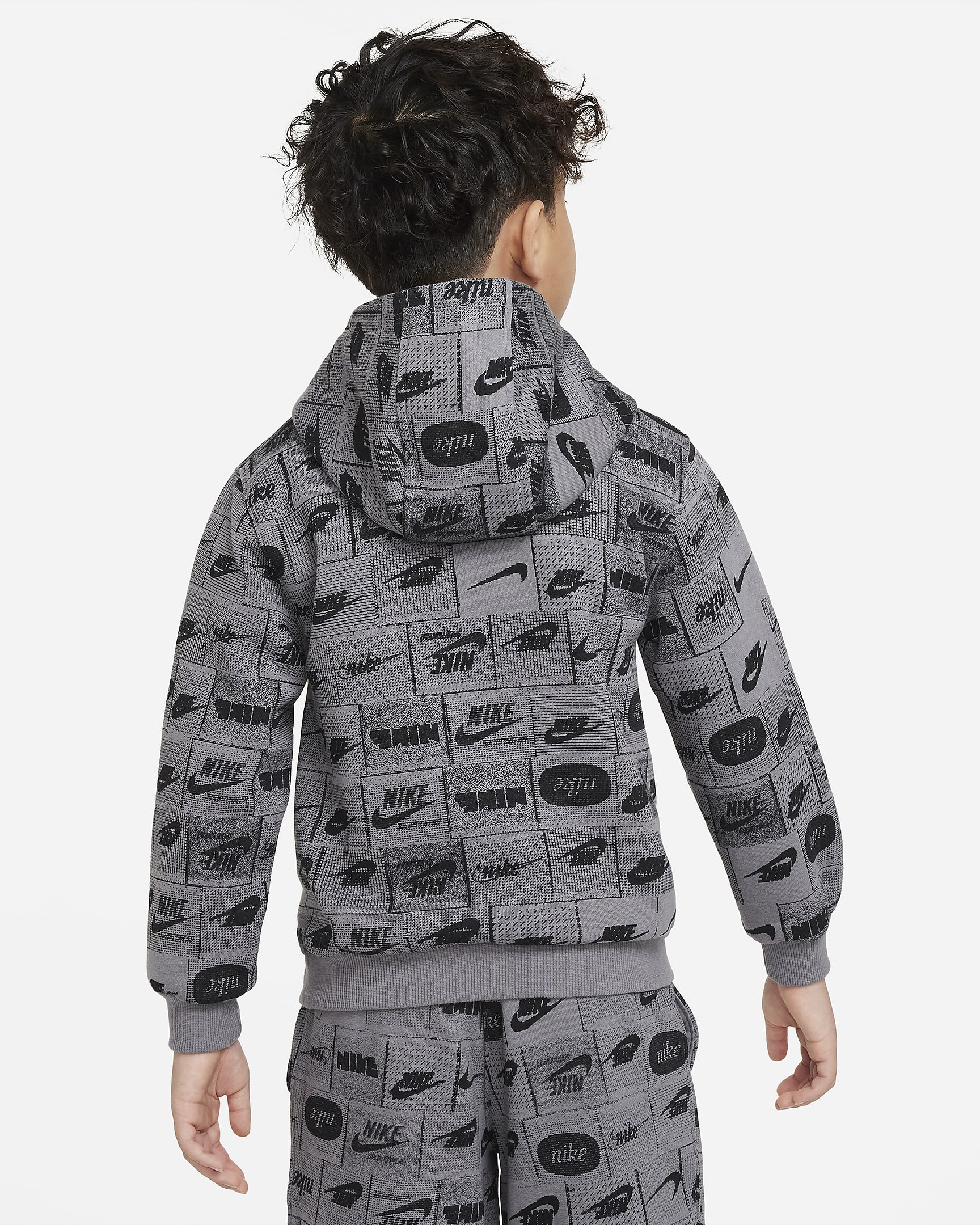 Nike Sportswear Club Little Kids' Hoodie - Smoke Grey