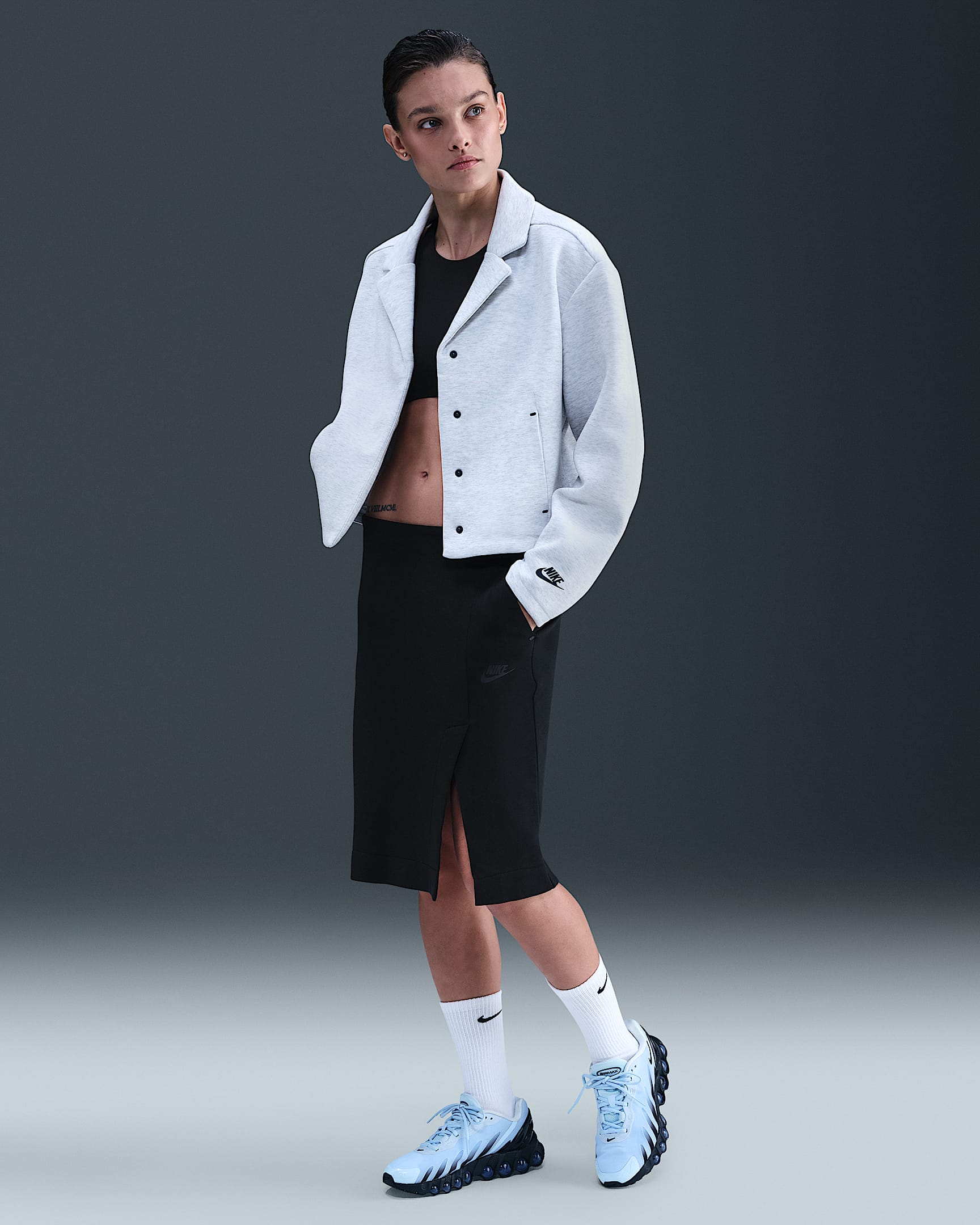 Nike Sportswear Tech Fleece Women's Midi Skirt - Black/Black
