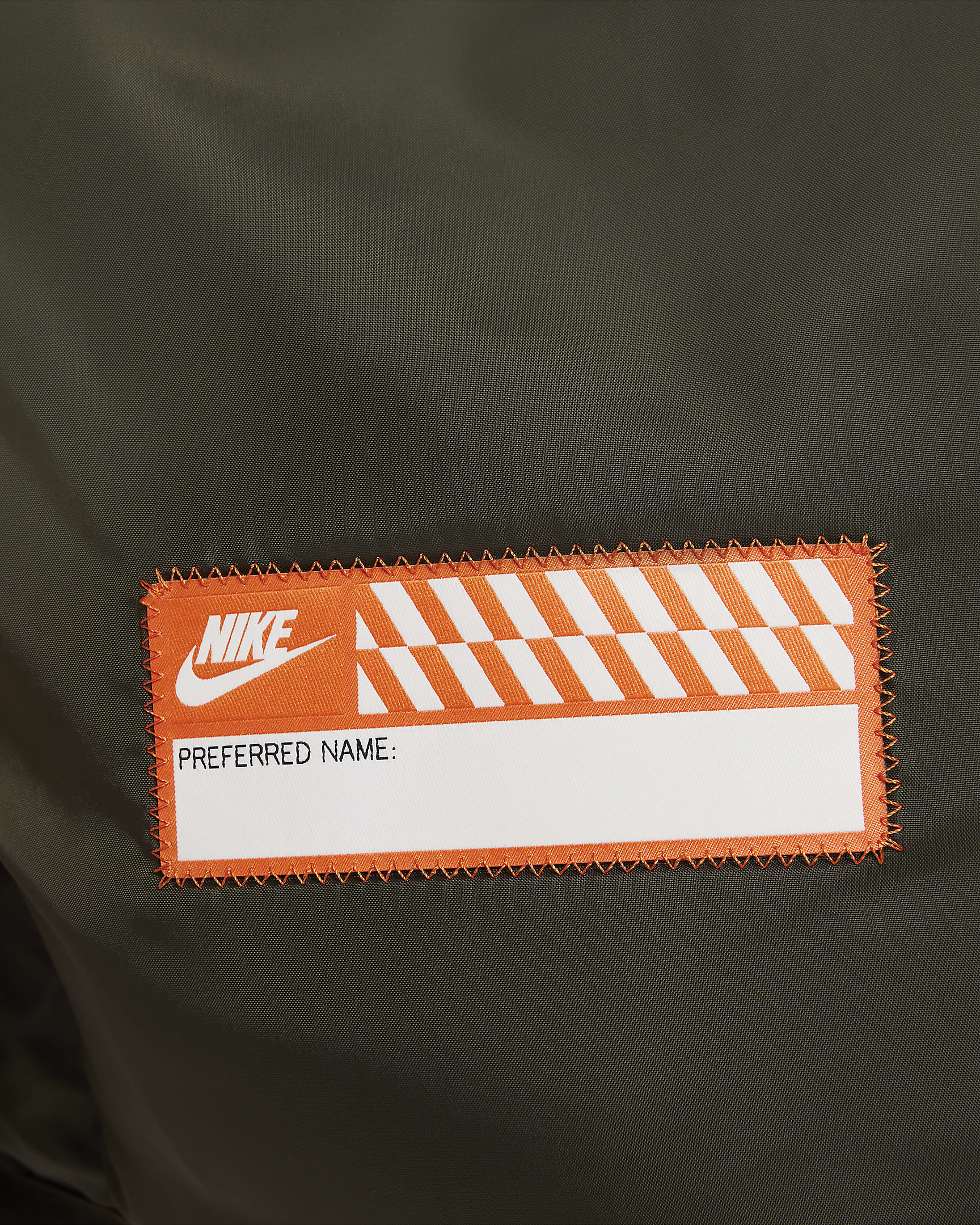 Nike Sportswear Lightweight Synthetic Fill Big Kids' Loose Hooded Jacket - Cargo Khaki/Cargo Khaki/White