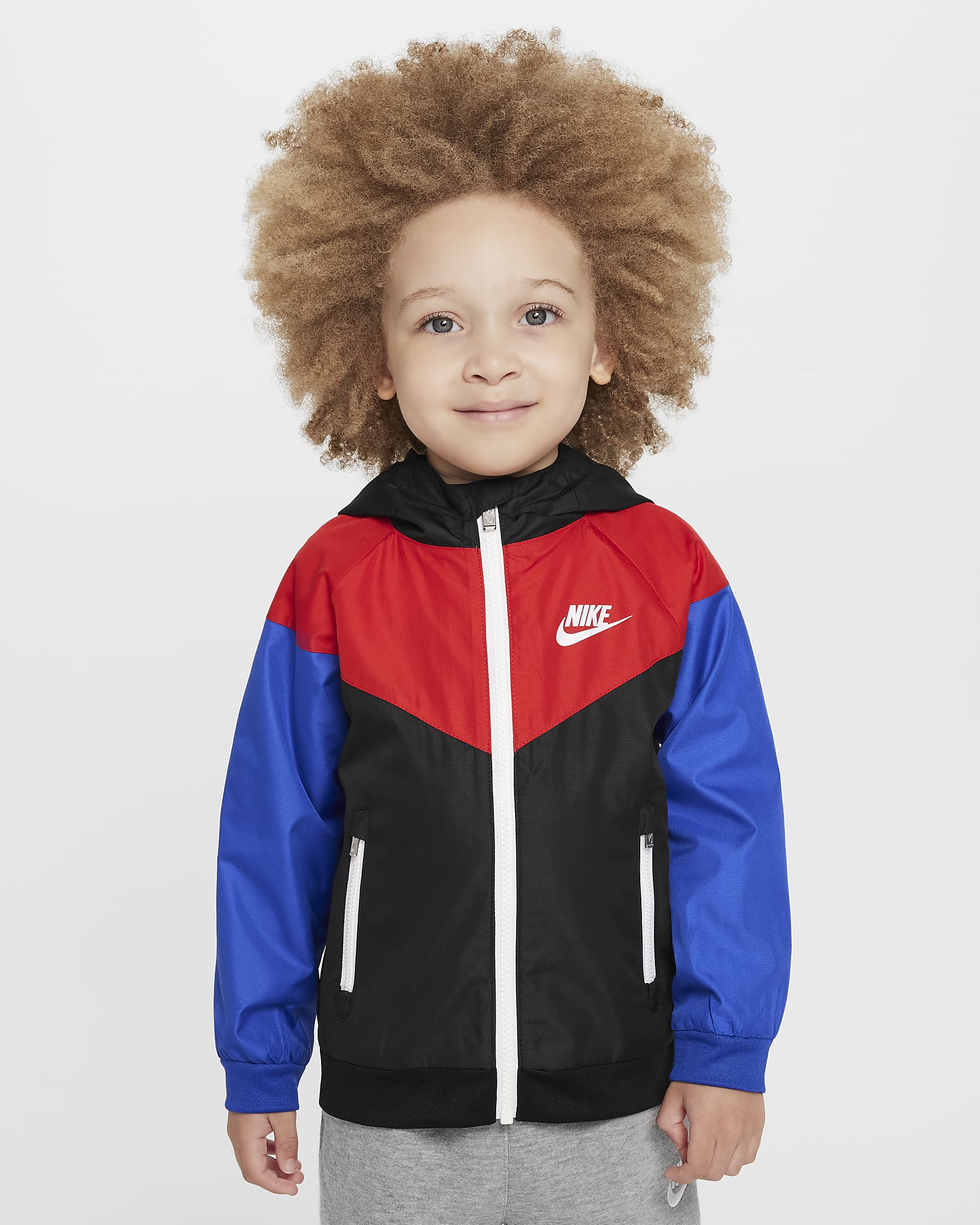 Nike Sportswear Windrunner Toddler Full-Zip Jacket - Black