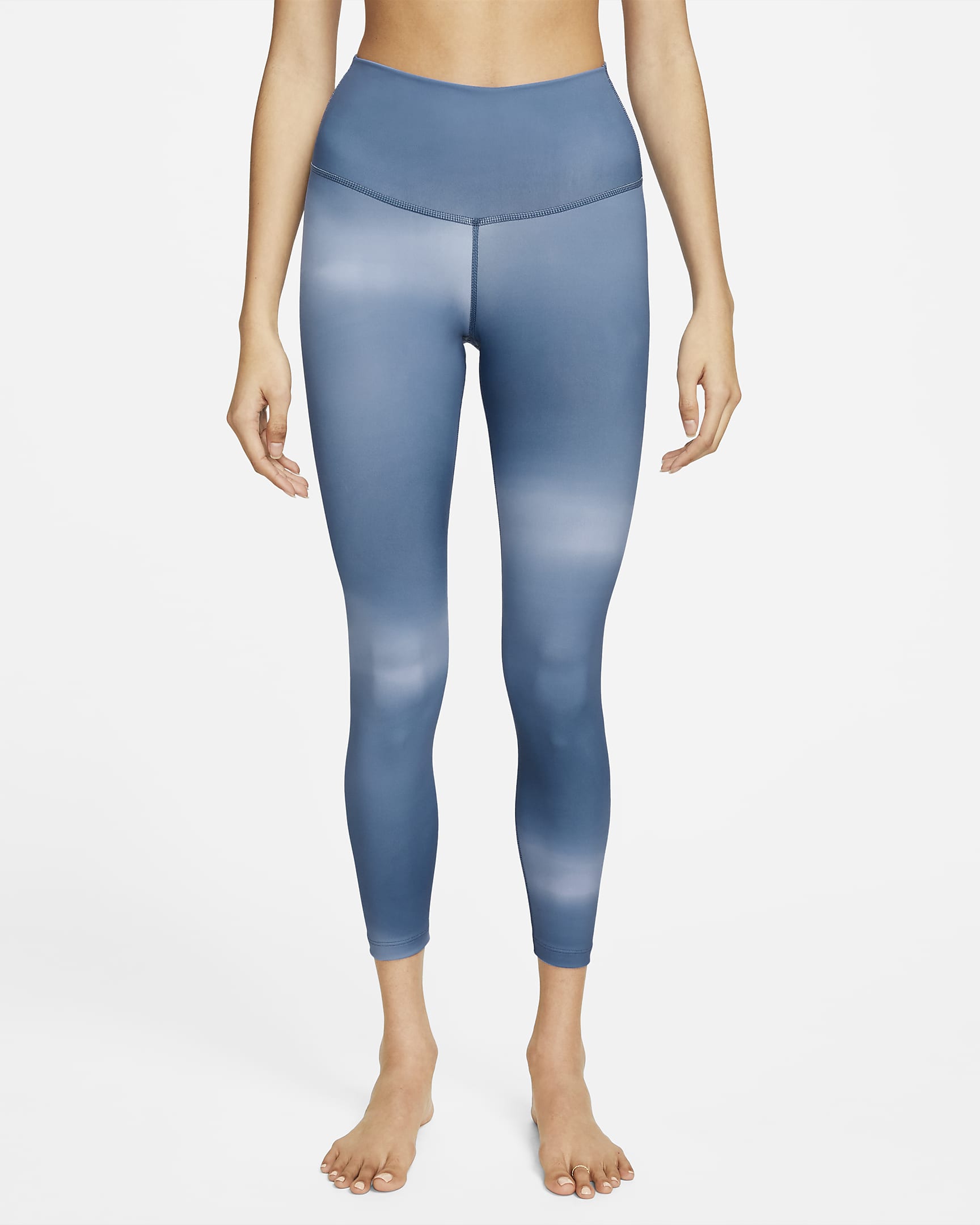 Nike Yoga Women's High-Waisted 7/8 Leggings - Diffused Blue