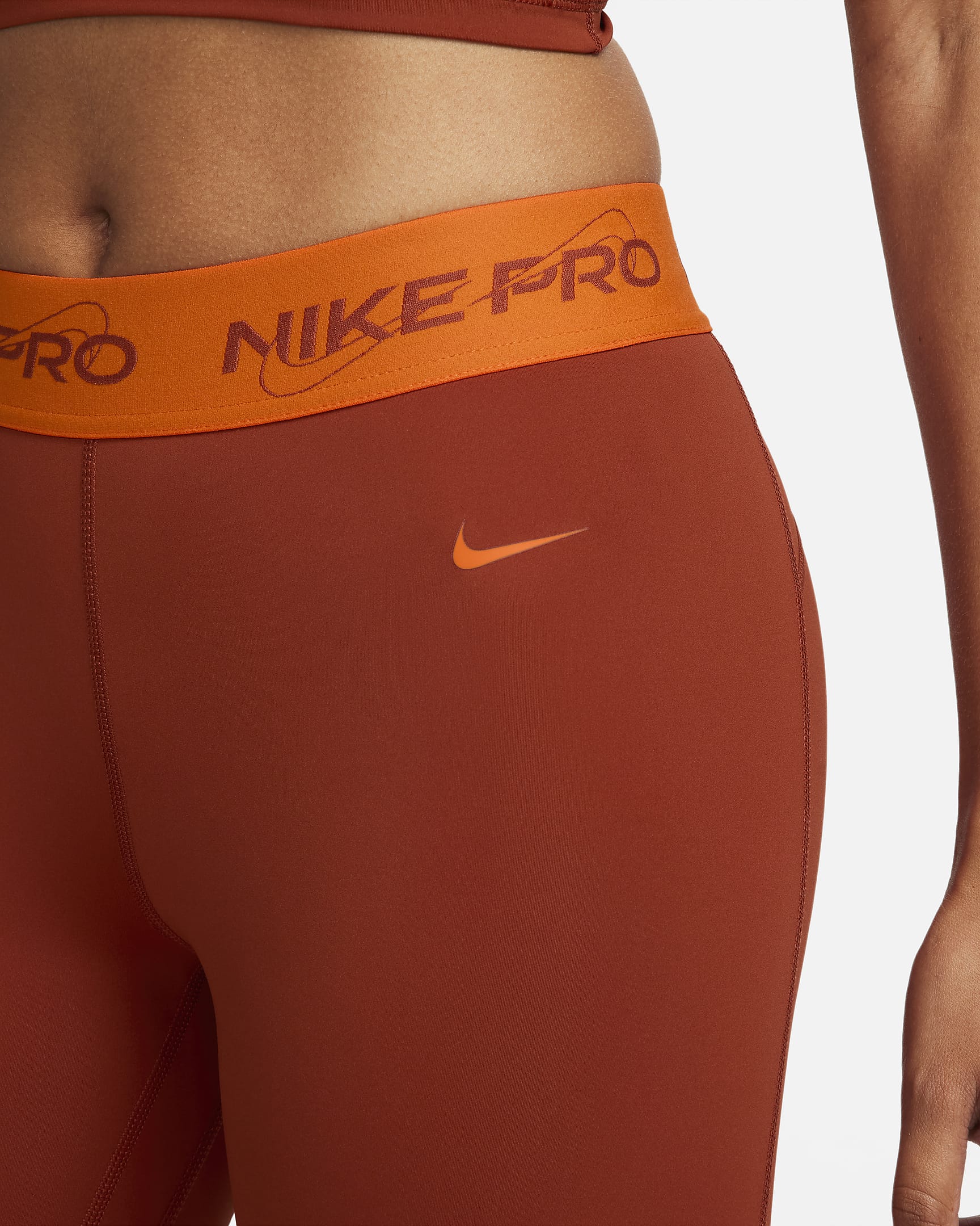 Nike Pro Womens Mid Rise 7 8 Graphic Leggings Nike Uk