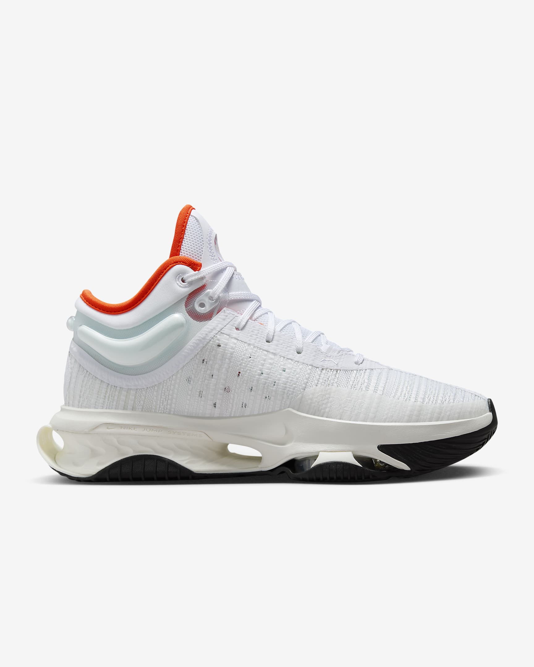 Tenis de básquetbol para hombre Nike G.T. Jump 2 - Blanco/Vela/Naranja seguridad/Blanco