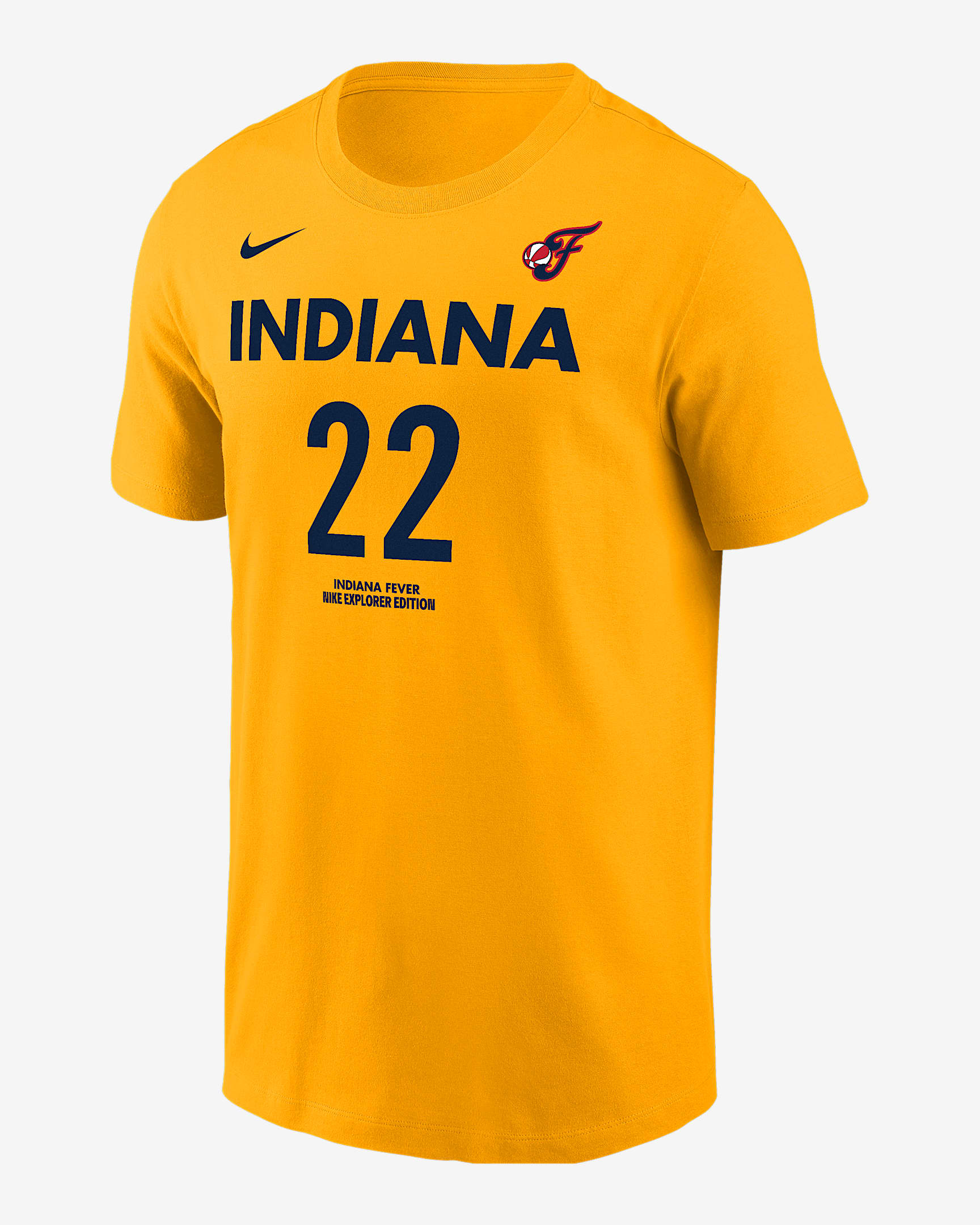 Caitlin Clark Indiana Fever Men's Nike WNBA T-Shirt - University Gold