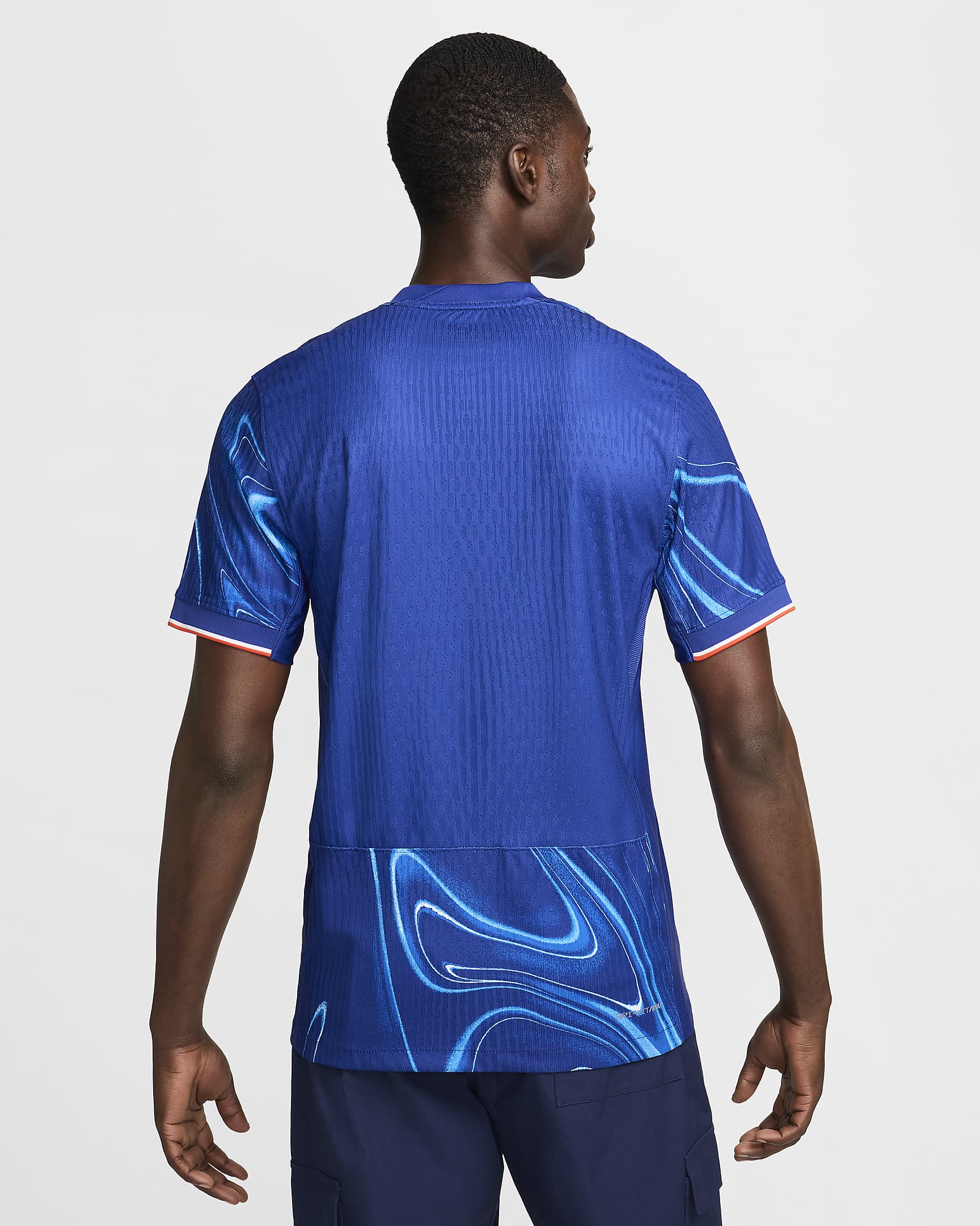 Chelsea FC 2024/25 Maç İç Saha Nike Dri-FIT ADV Authentic Erkek Futbol Forması - Rush Blue/Team Orange/Beyaz