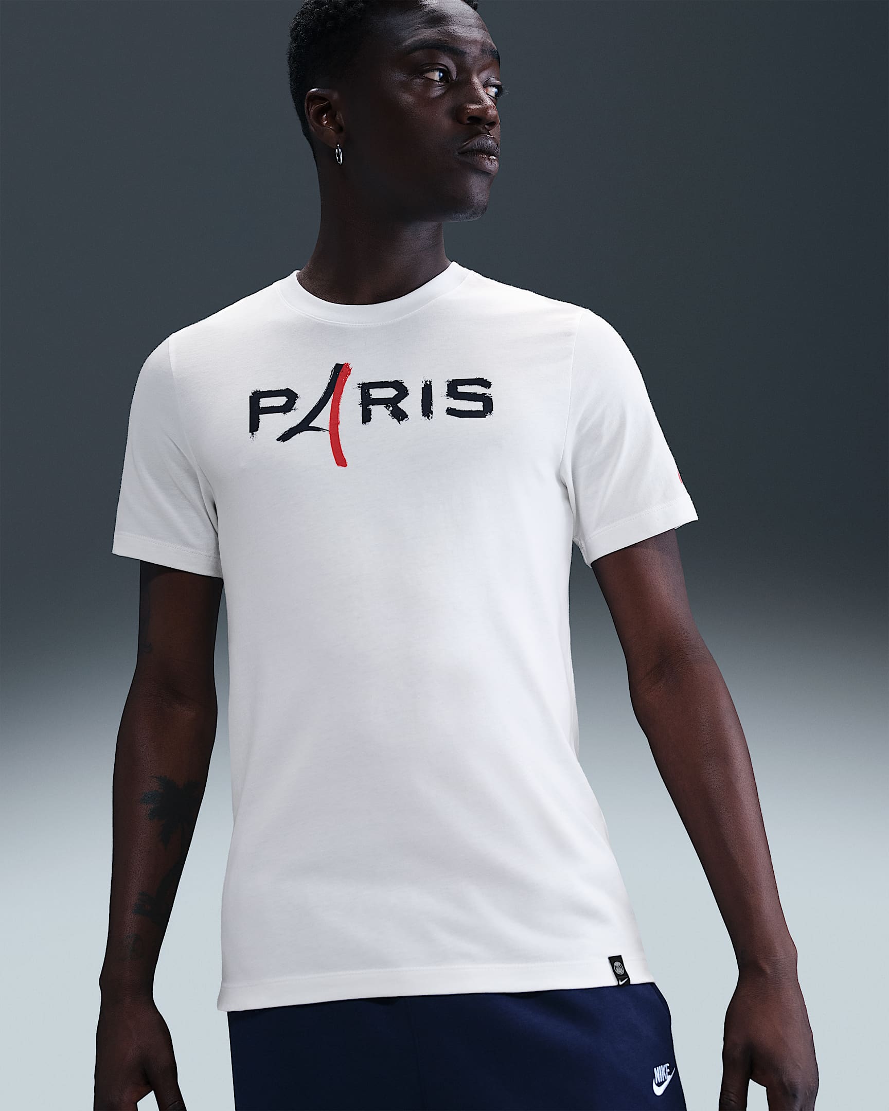 Paris Saint-Germain Away Men's Nike Soccer T-Shirt - White