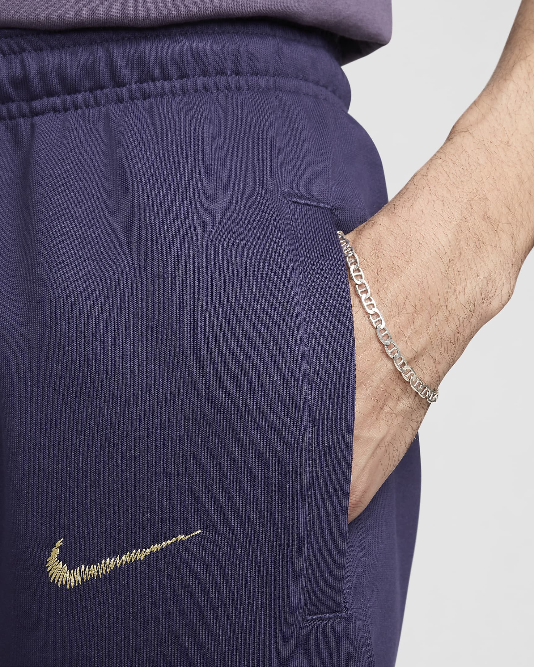 Pantalon de foot Nike Standard Issue Angleterre pour homme - Purple Ink/Pale Ivory/Sesame