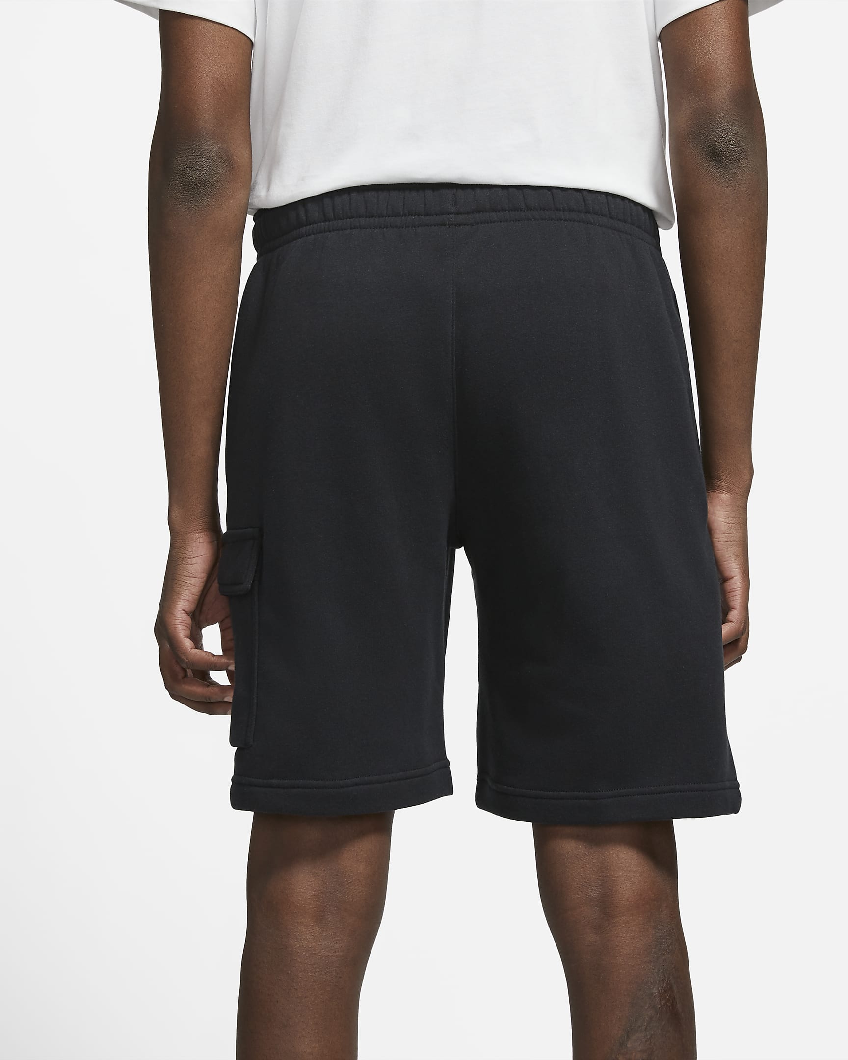 Nike Sportswear Club Men's Cargo Shorts - Black/Black/White