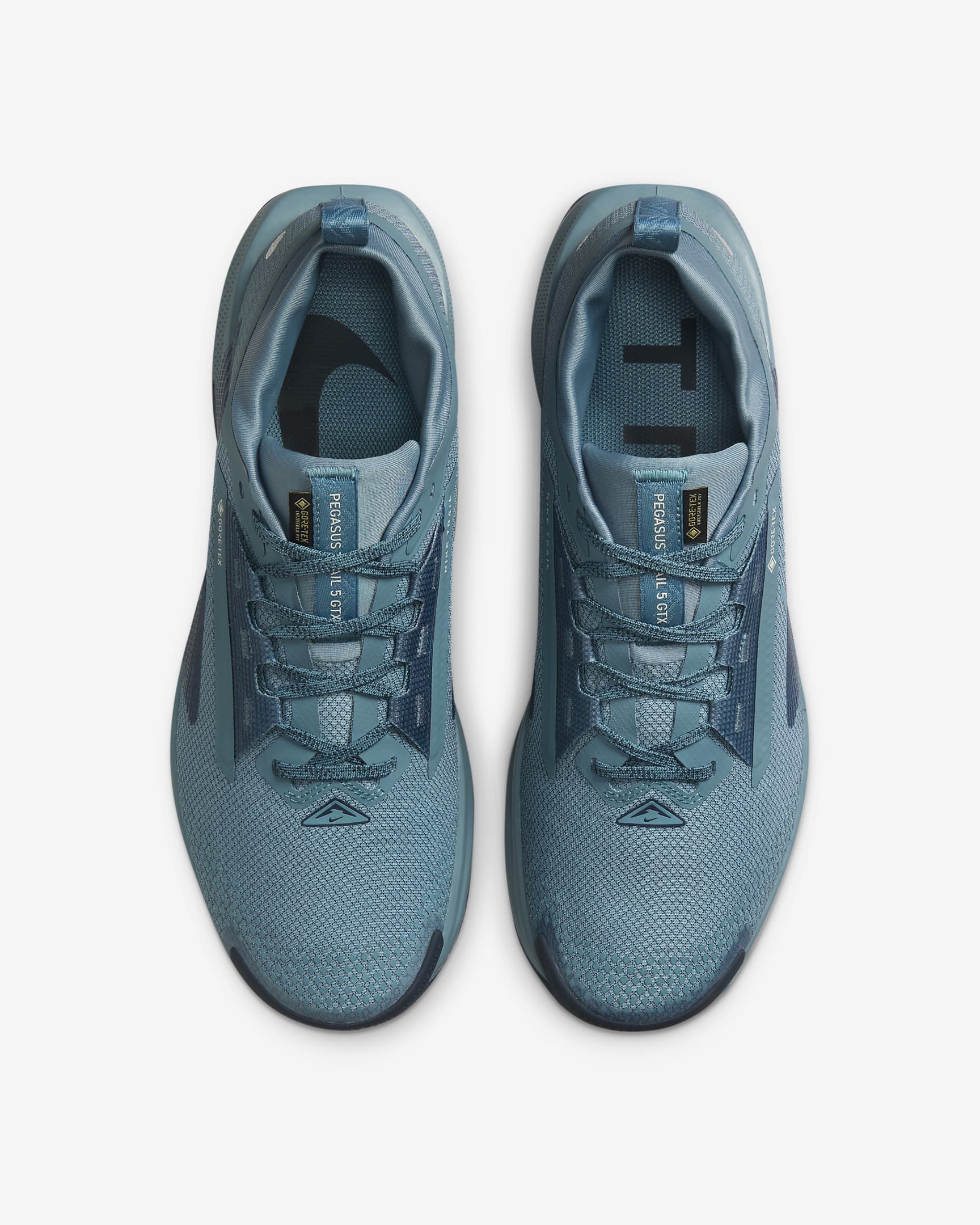 Nike Pegasus Trail 5 GORE-TEX Men's Waterproof Trail-Running Shoes - Smoky Blue/Light Silver/Armoury Navy/Smoky Blue