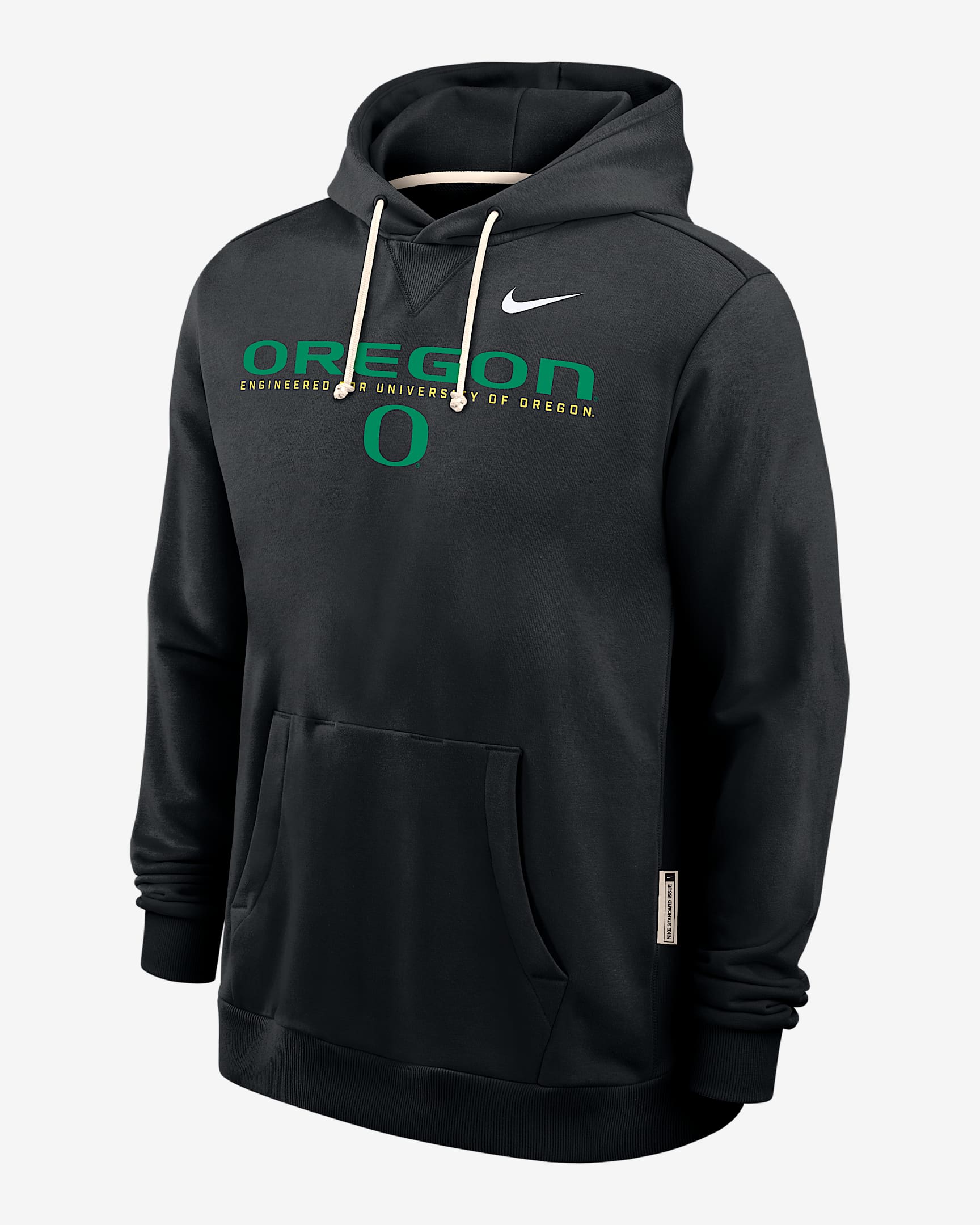 Oregon Sideline Men's Nike Dri-FIT College Pullover Hoodie - Black