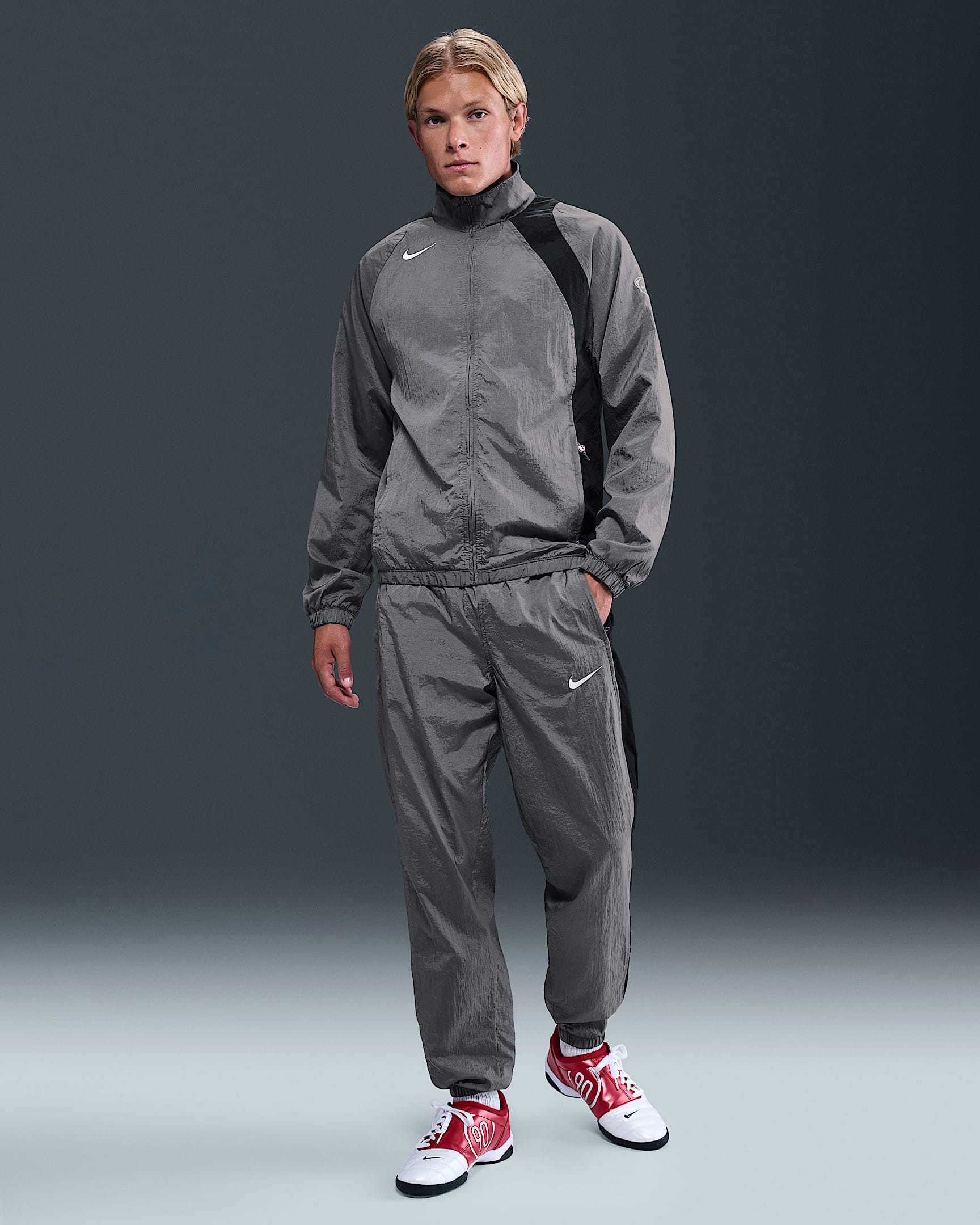 Nike Total 90 Repel Erkek Futbol Antrenman Eşofman Altı - Light Graphite/Siyah/Sail