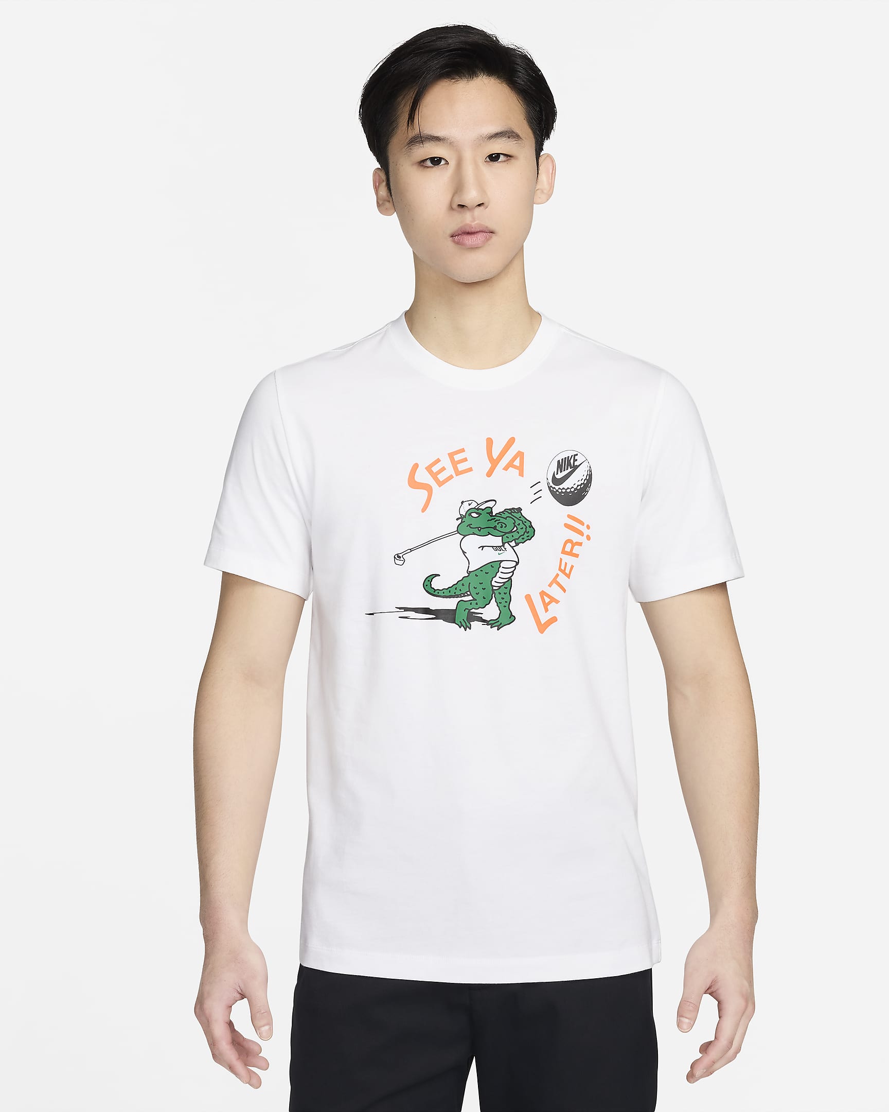 ナイキ メンズ ゴルフ Tシャツ - ホワイト