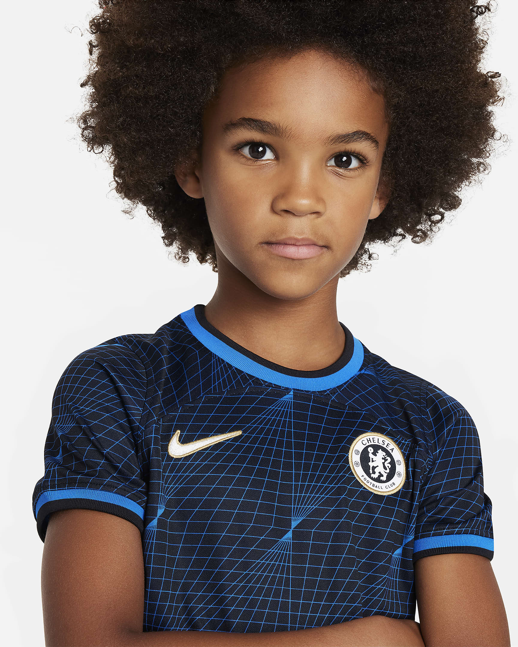 Chelsea F.C. 2023/24 Away Younger Kids' Nike Dri-FIT 3-Piece Kit. Nike HR