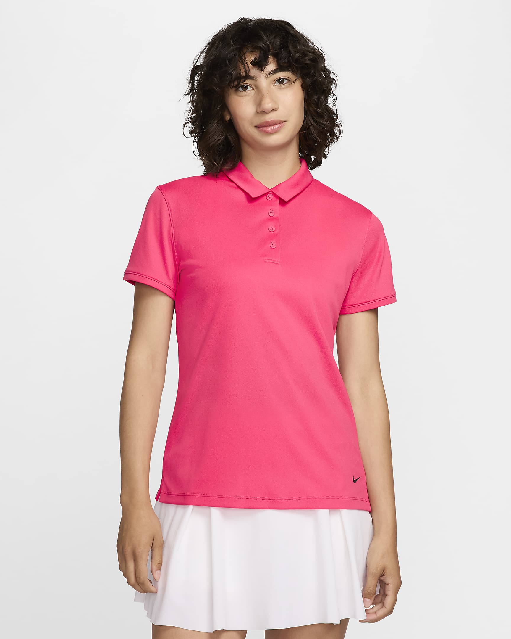 Polo de golf Nike Dri-FIT Victory pour femme - Aster Pink/Noir