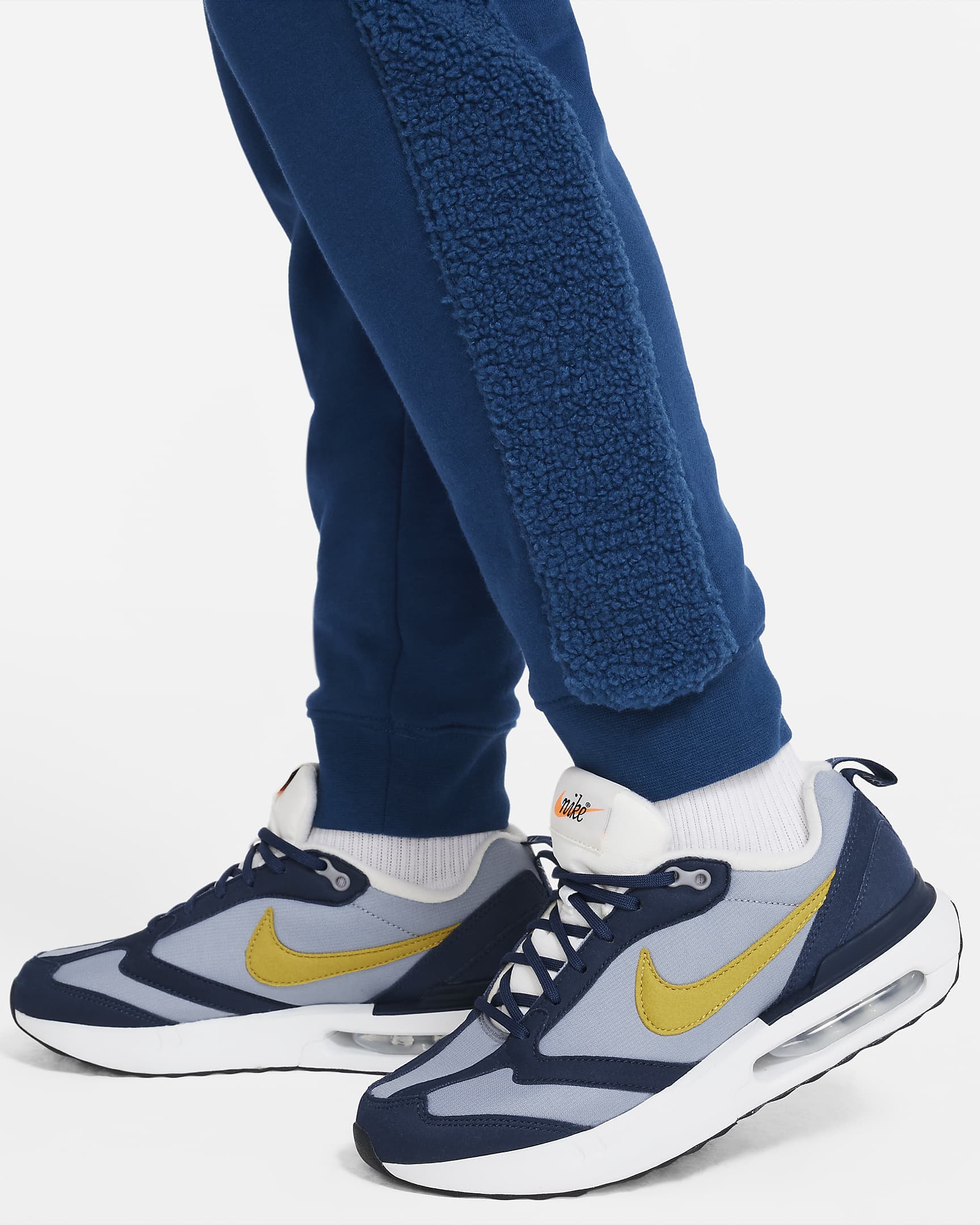 Nike Sportswear Club Fleece Big Kids' (Boys') Winterized Pants - Valerian Blue/Mint Foam