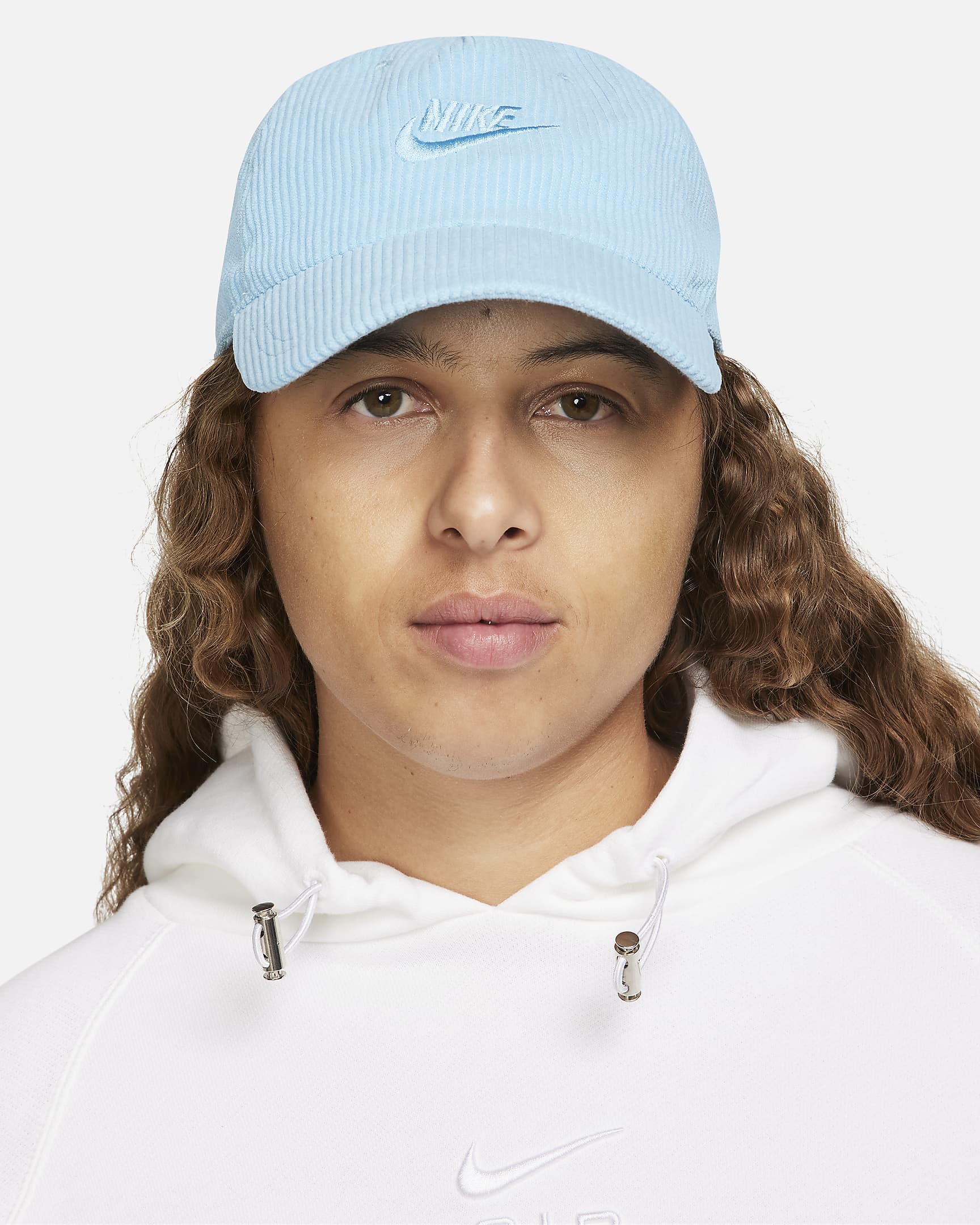 Nike Club Cap Unstructured Corduroy Cap - Aquarius Blue/Aquarius Blue