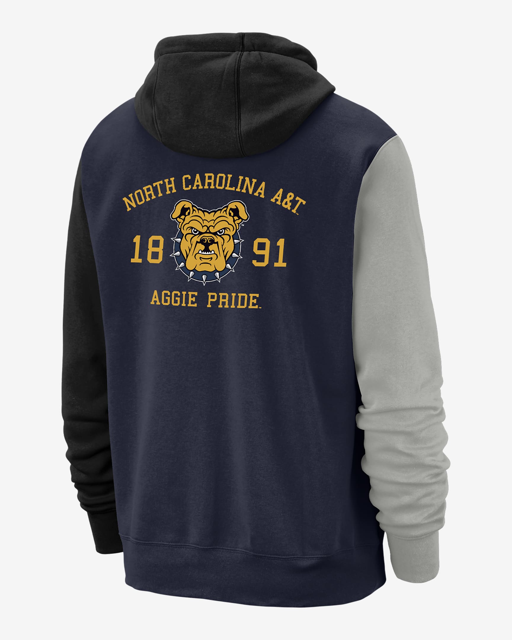 North Carolina A&T Club Fleece Men's Nike College Hoodie.